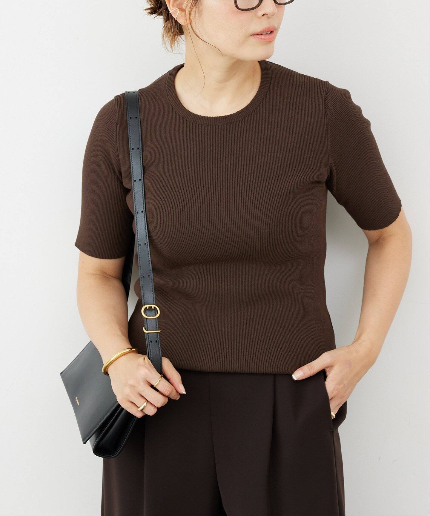 追加*DINER RIB クルーネックプルオーバー（ニット／セーター  