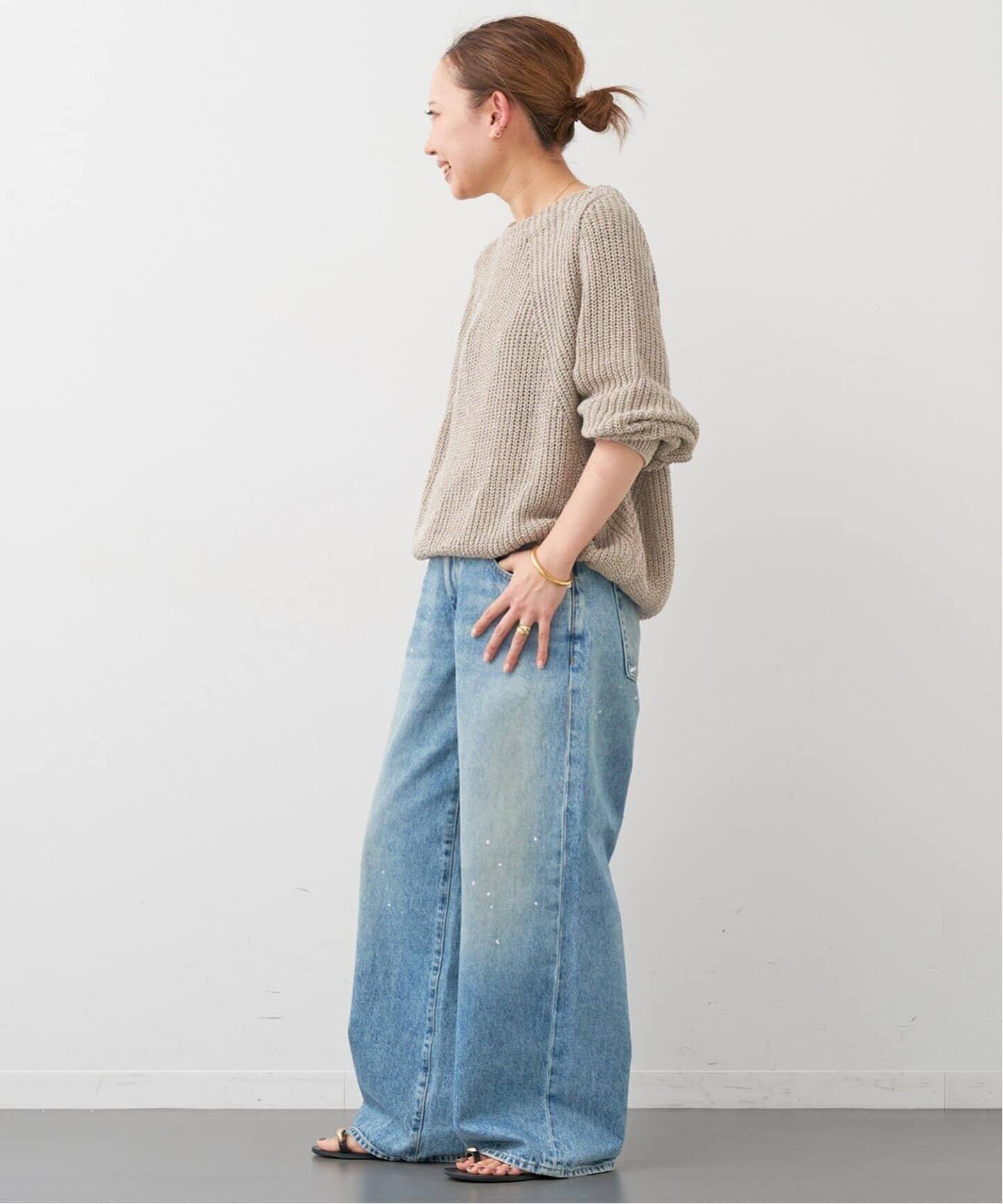 Lily Linen アゼプルオーバー（ニット／セーター）｜Deuxieme Classe  