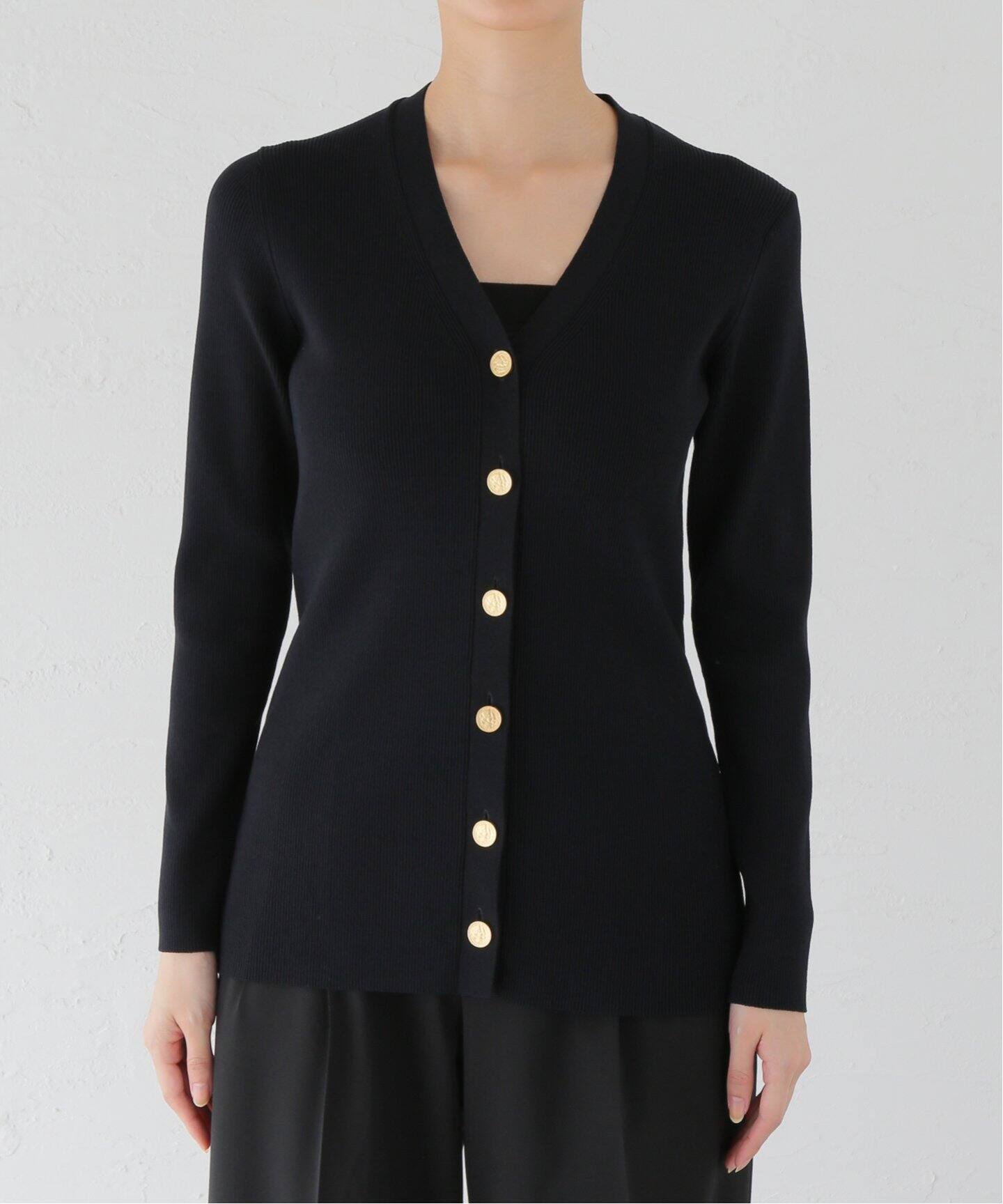 追加 *DINER RIB Vネックカーディガン（カーディガン）｜Deuxieme  