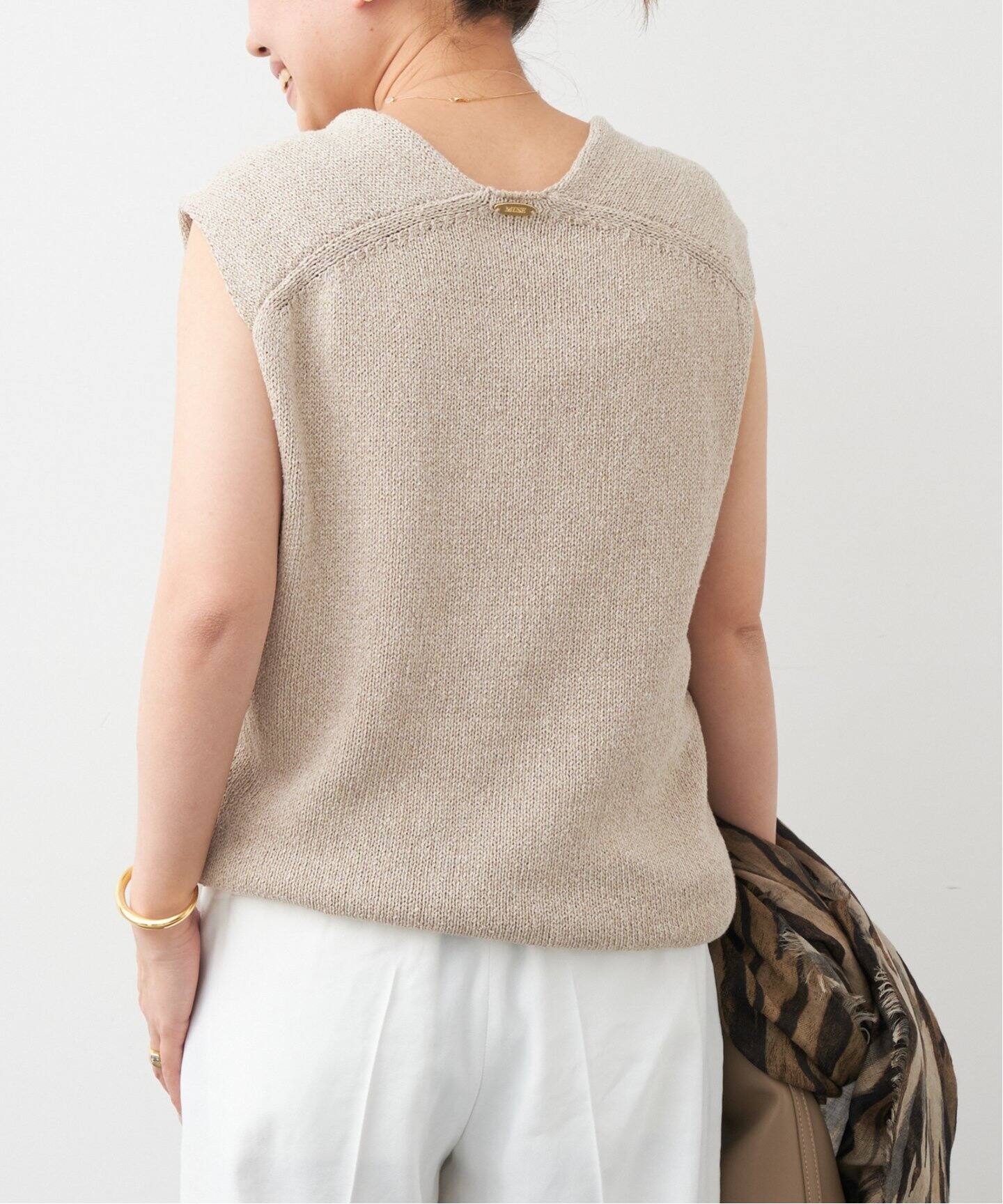 Lily Linen Vネック ベスト（ベスト）｜Deuxieme Classe  