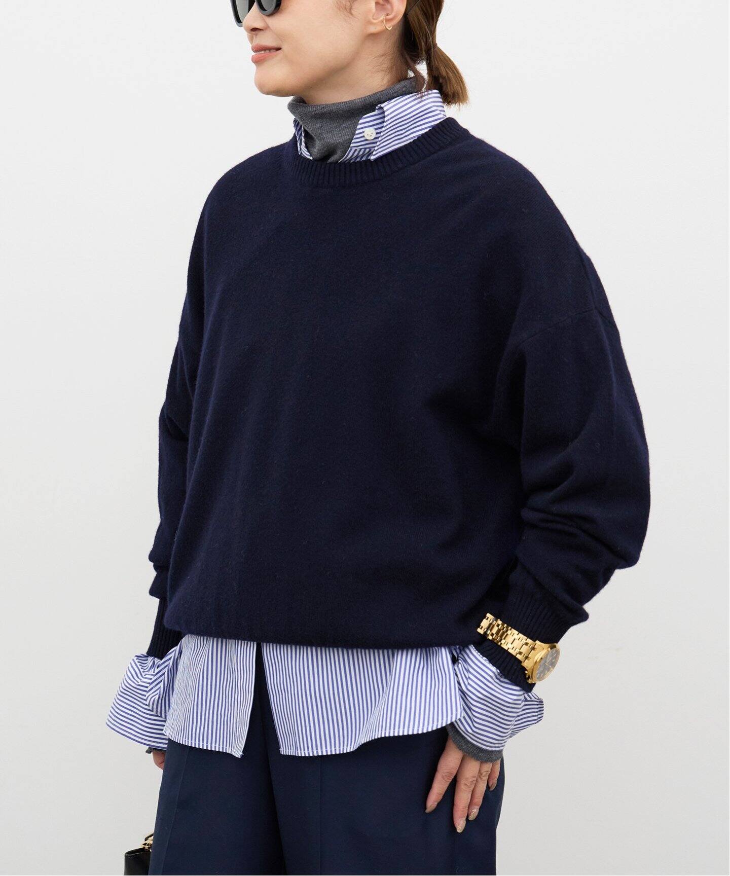 JUSPER クルーネック プルオーバー（ニット／セーター）｜Deuxieme  