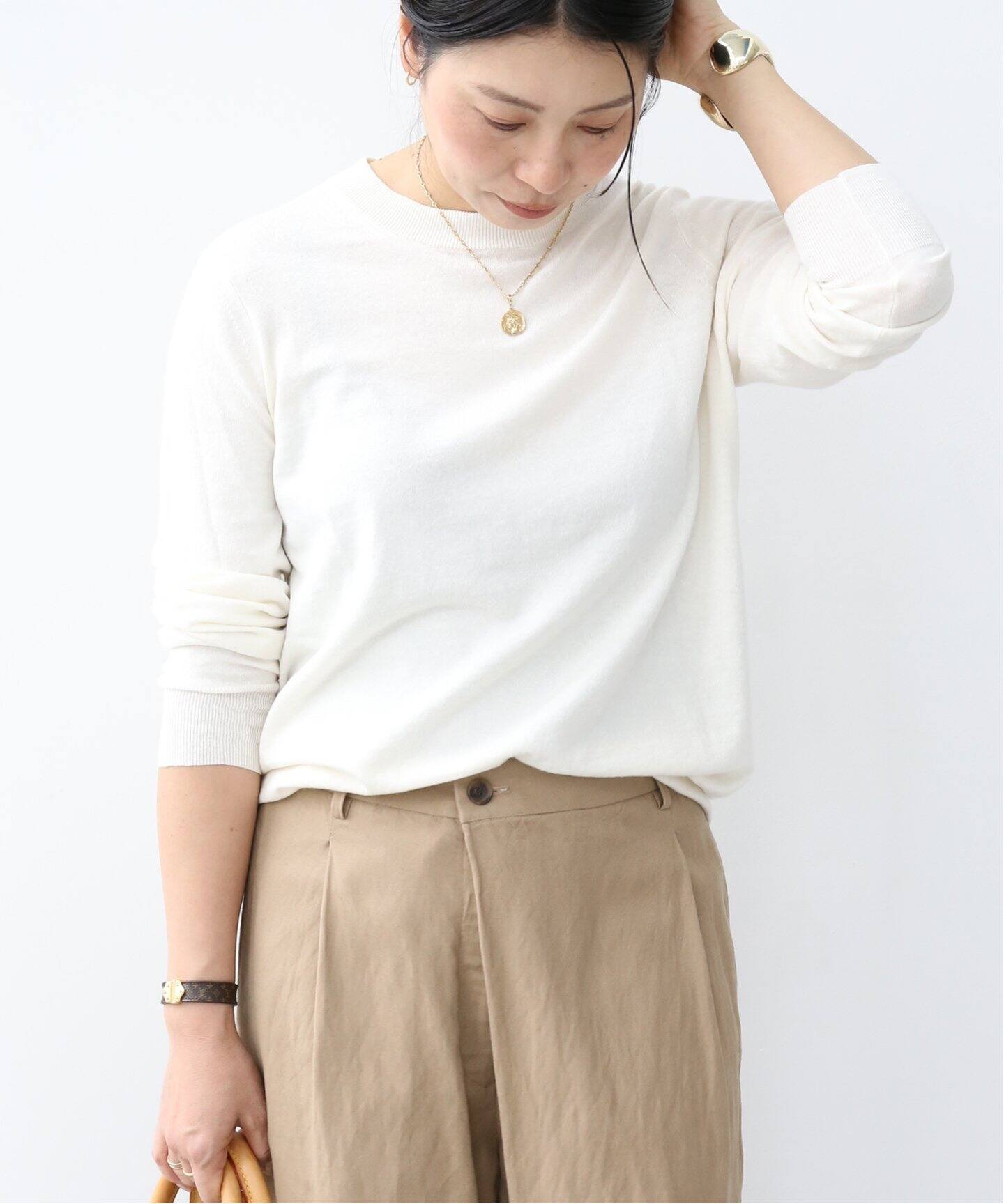 BRONZER RICH クルーネックプルオーバー（ニット／セーター  