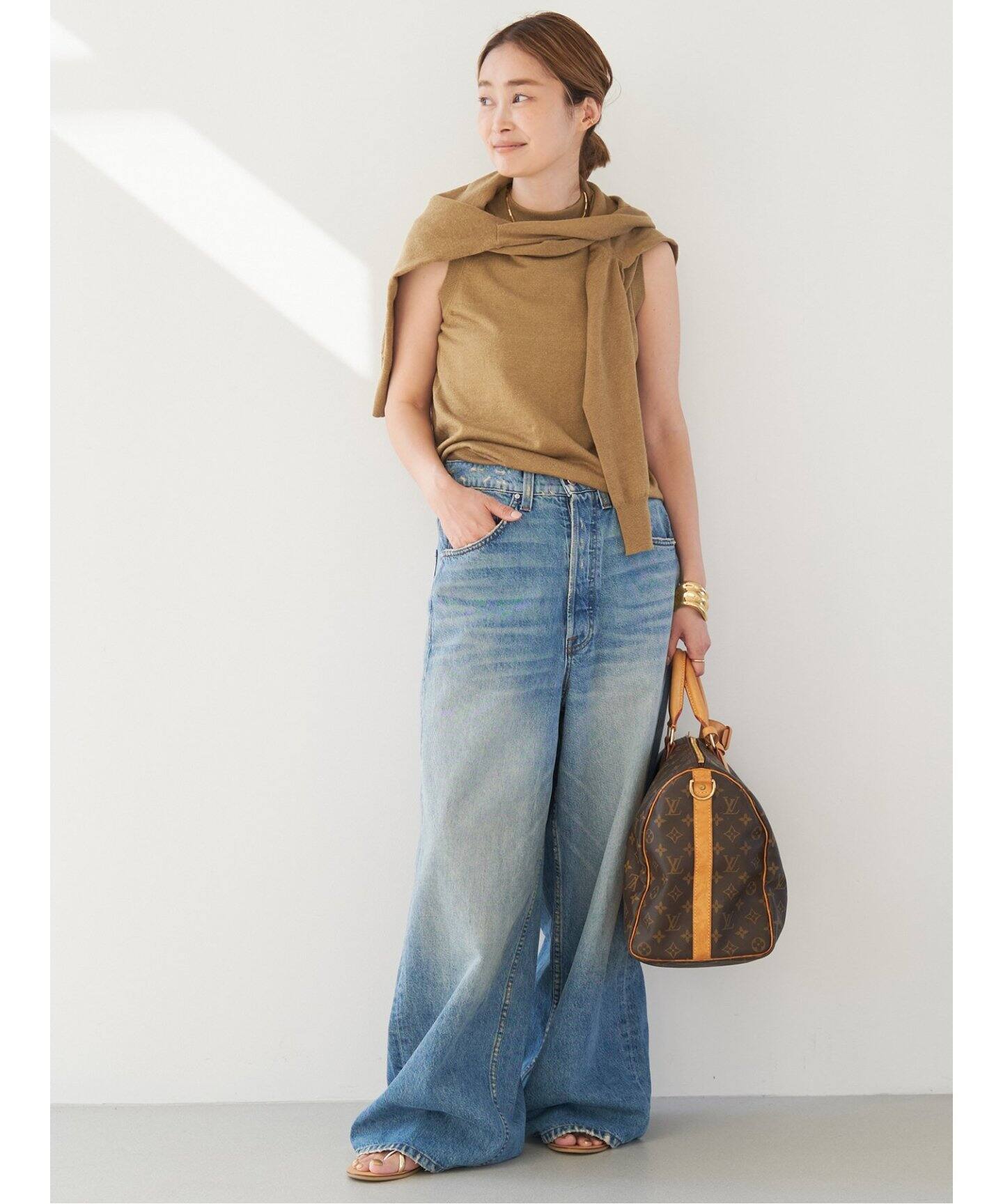 BRONZER RICH ノースリーブ（ニット／セーター）｜Deuxieme Classe  