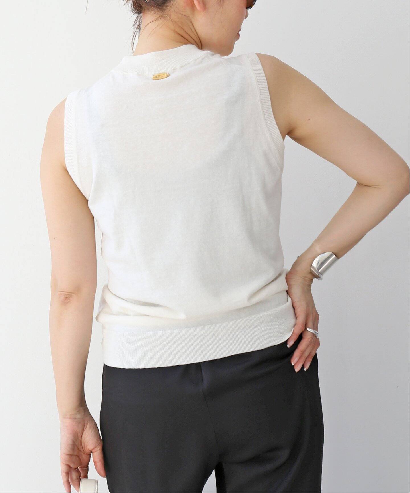 BRONZER RICH ノースリーブ（ニット／セーター）｜Deuxieme Classe  