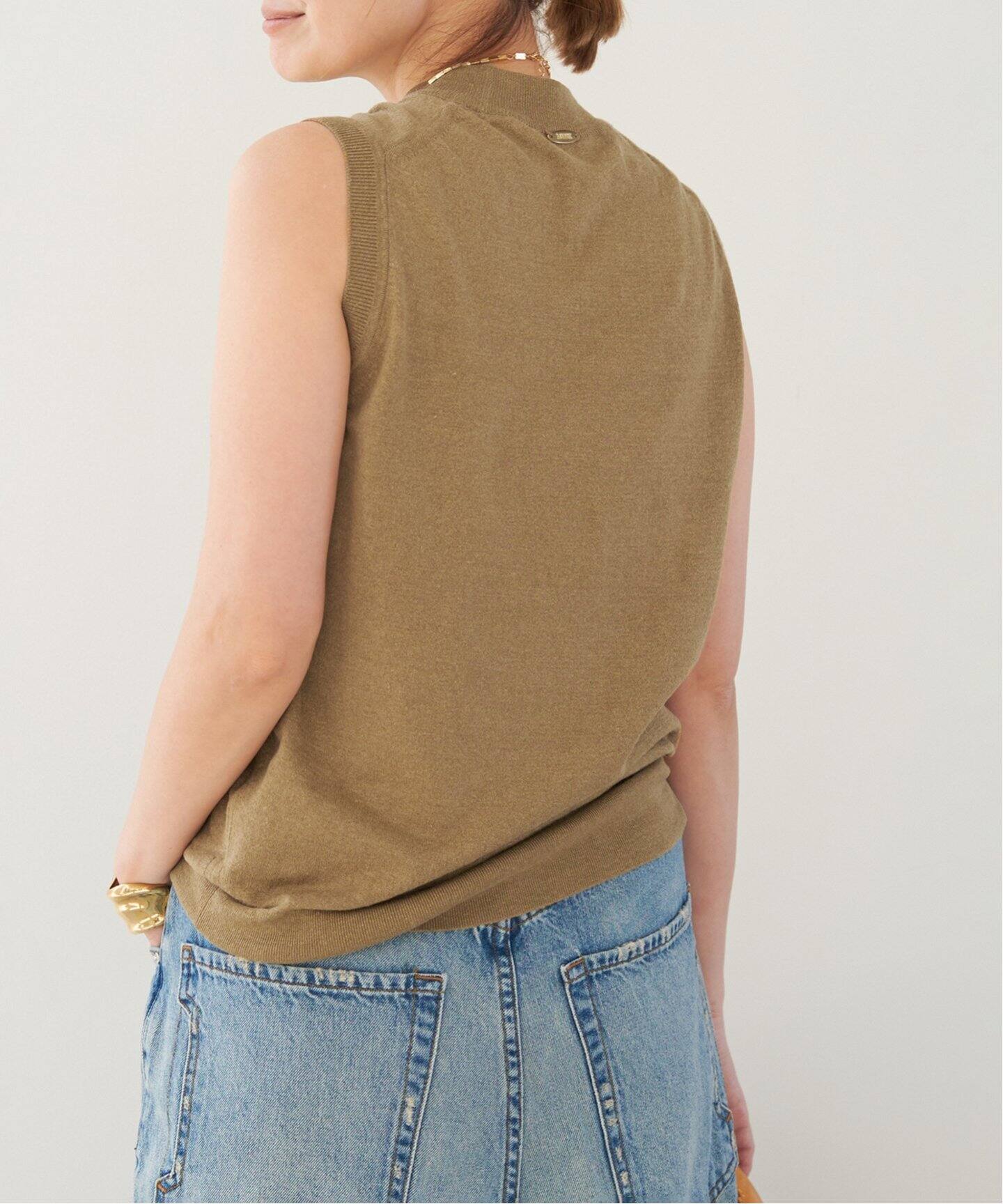 BRONZER RICH ノースリーブ（ニット／セーター）｜Deuxieme Classe  