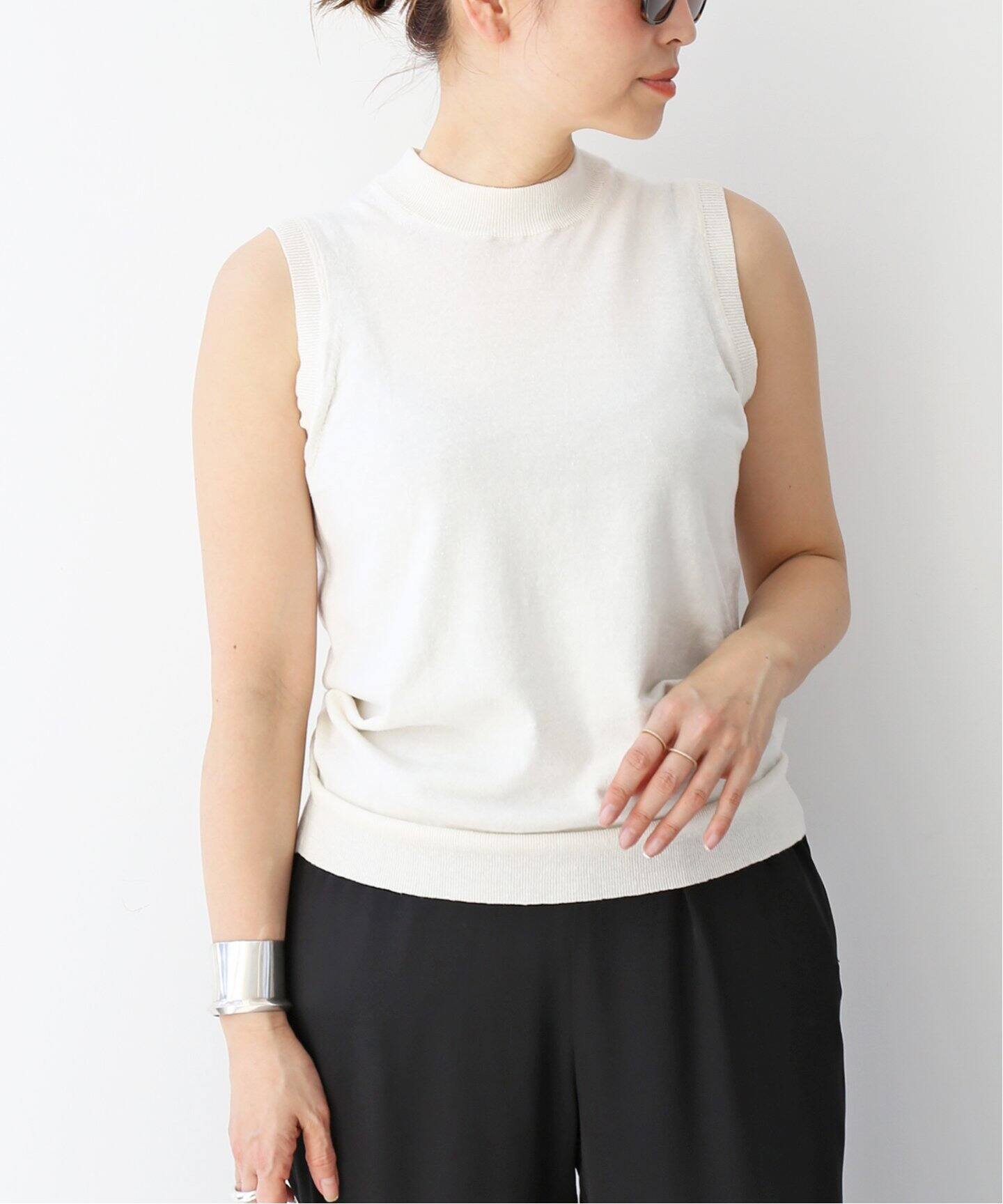 BRONZER RICH ノースリーブ（ニット／セーター）｜Deuxieme Classe  