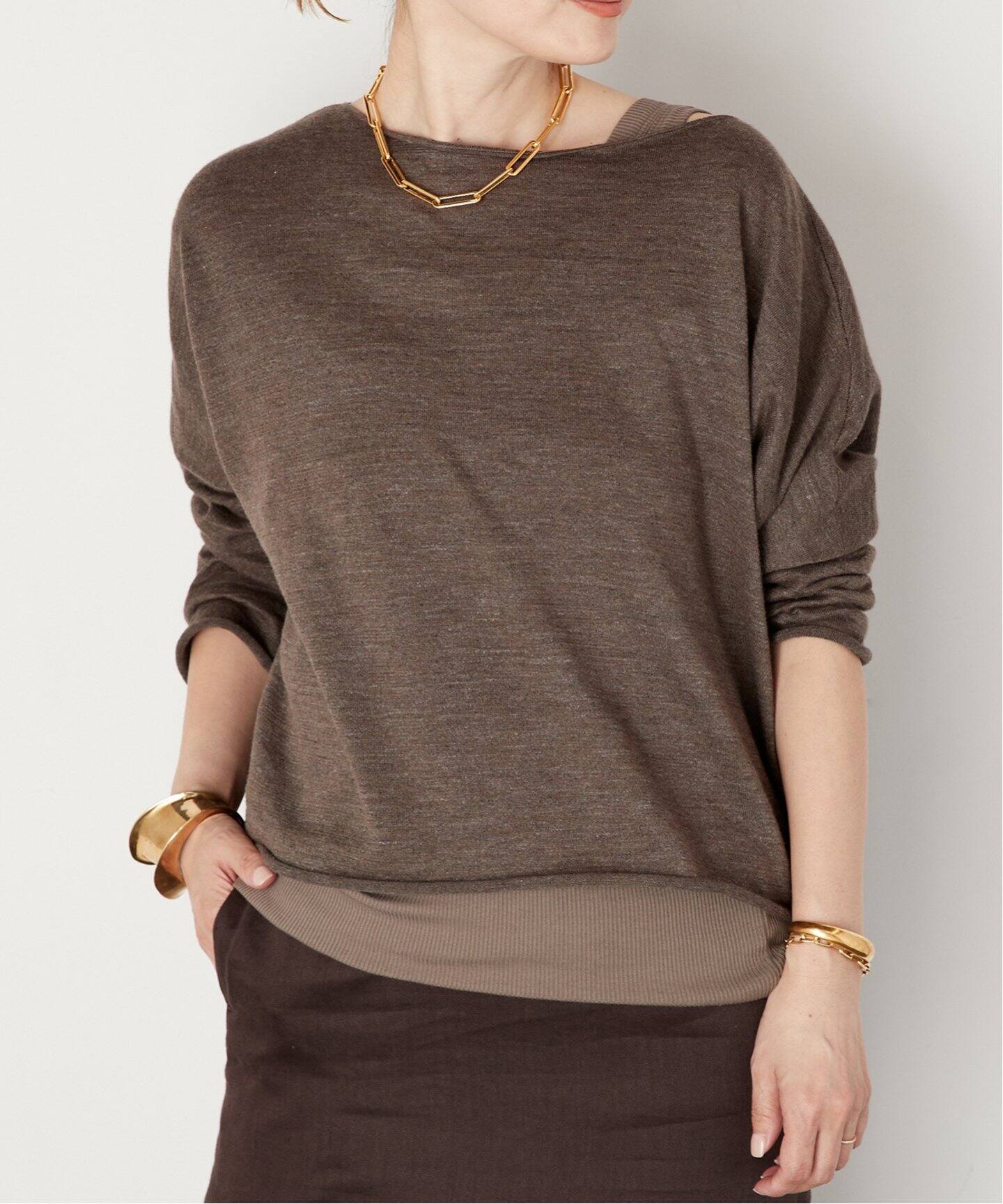 Dainty プルオーバー（ニット／セーター）｜Deuxieme Classe  