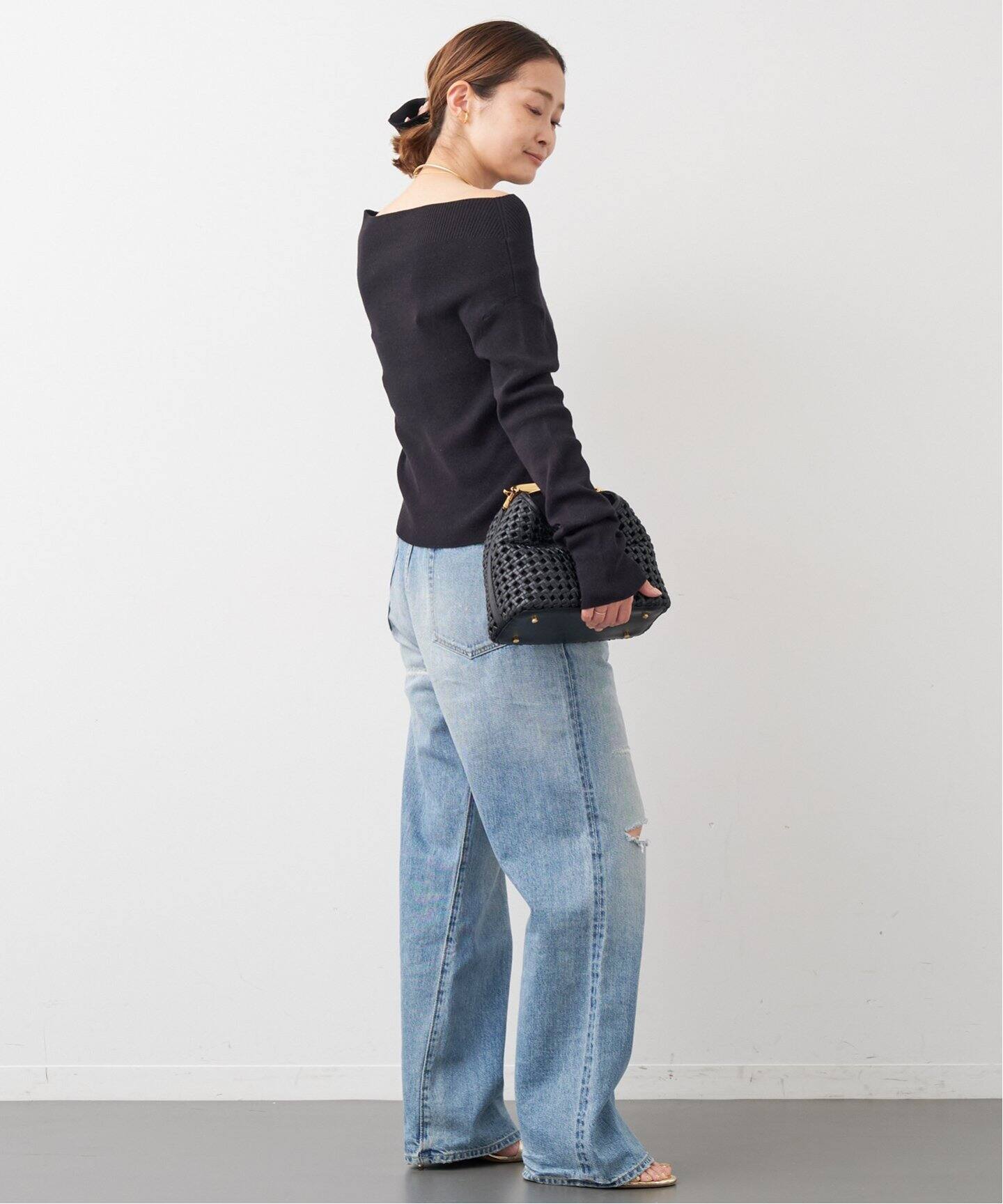 off shoulder プルオーバー（ニット／セーター）｜Deuxieme Classe 