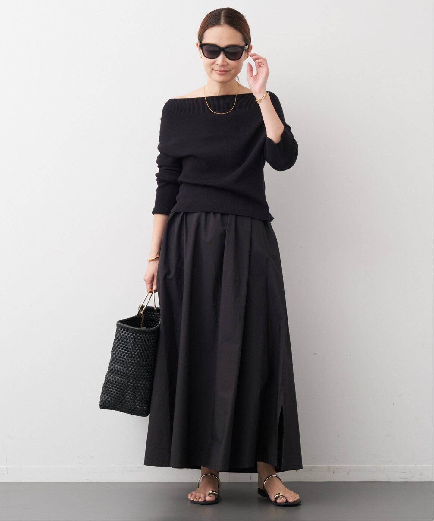 off shoulder プルオーバー（ニット／セーター）｜Deuxieme Classe 