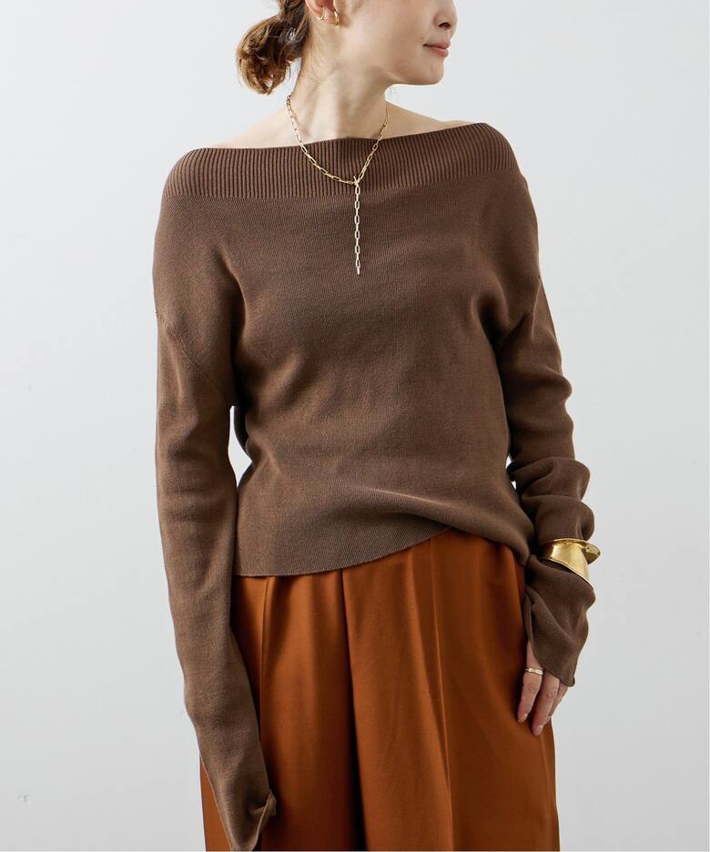 off shoulder プルオーバー（ニット／セーター）｜Deuxieme Classe  