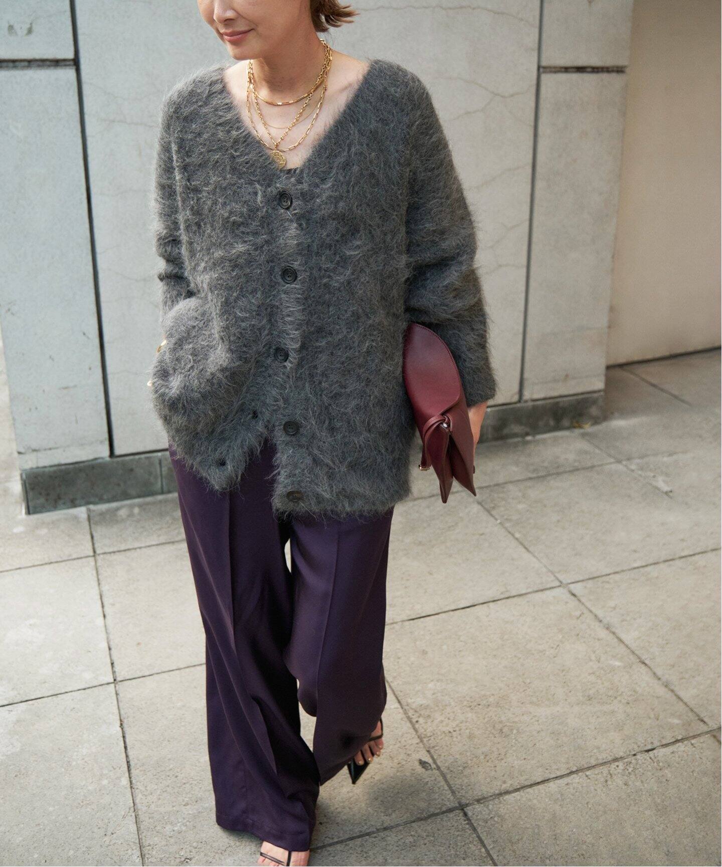 ardoise couleur（カーディガン）｜Deuxieme Classe（ドゥーズィエム  