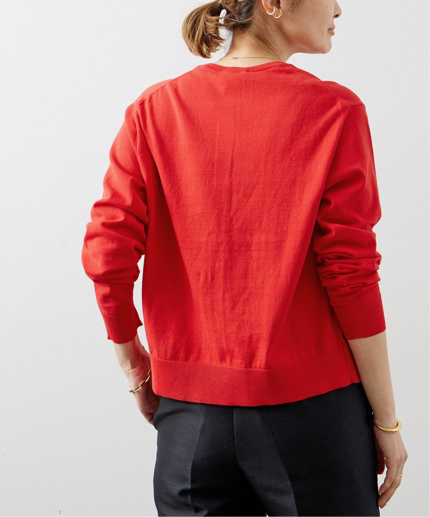 ドゥーズィエムクラス クルーネックカーディガン カットソー なえる 五  