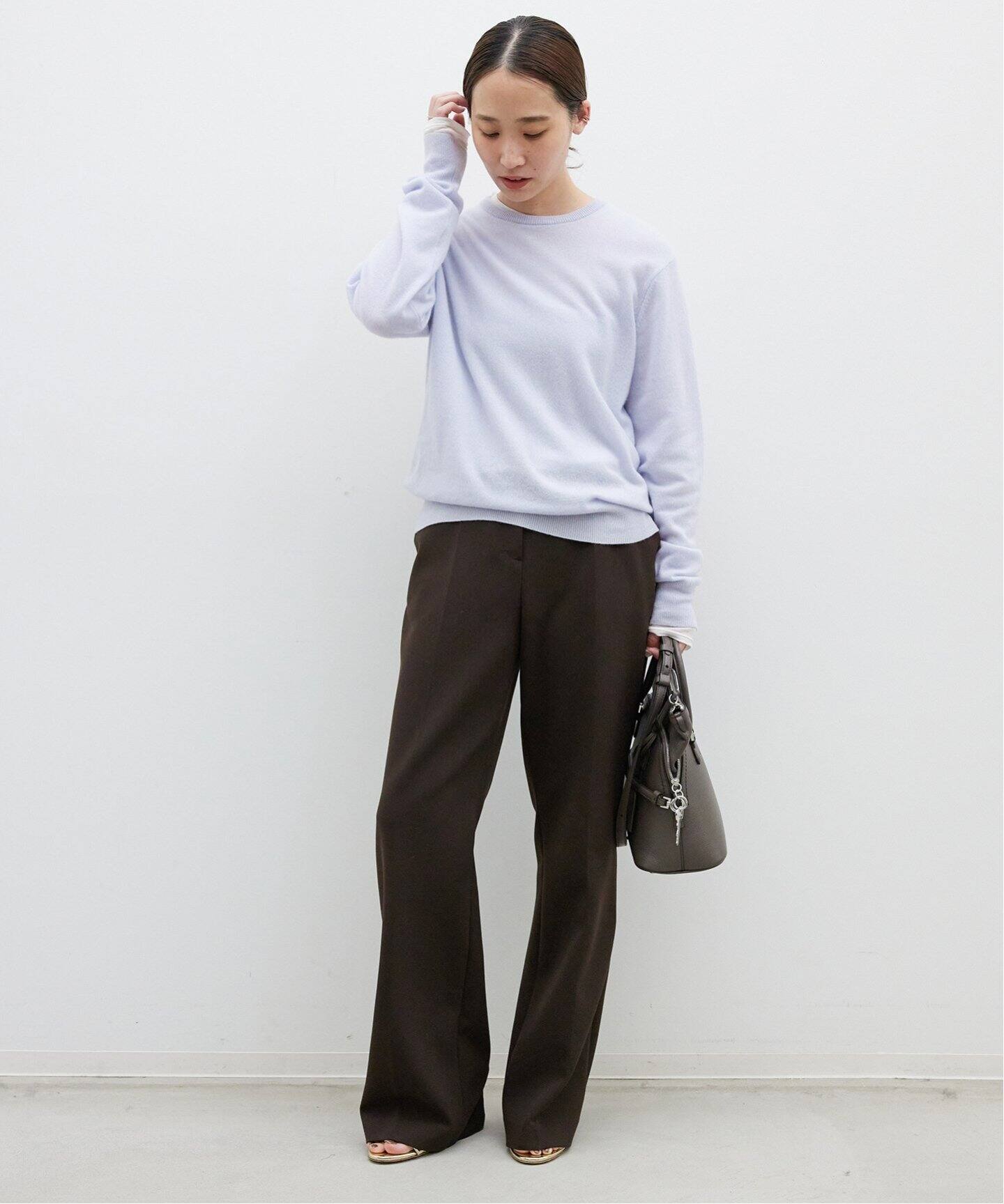 Cashmere Sheer クルーネック プルオーバー（ニット／セーター 