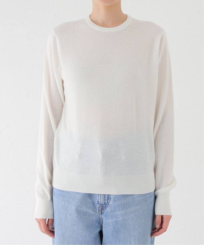 Cashmere Sheer クルーネック プルオーバー（ニット／セーター  