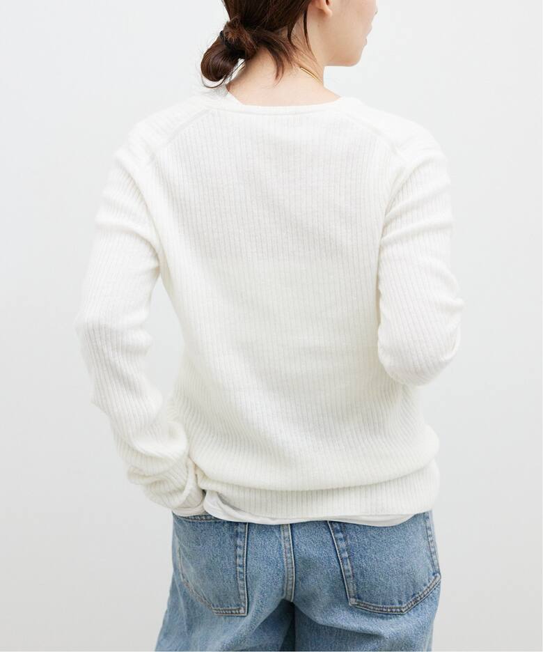 Cashmere Sheer リブ プルオーバー（ニット／セーター）｜Deuxieme  