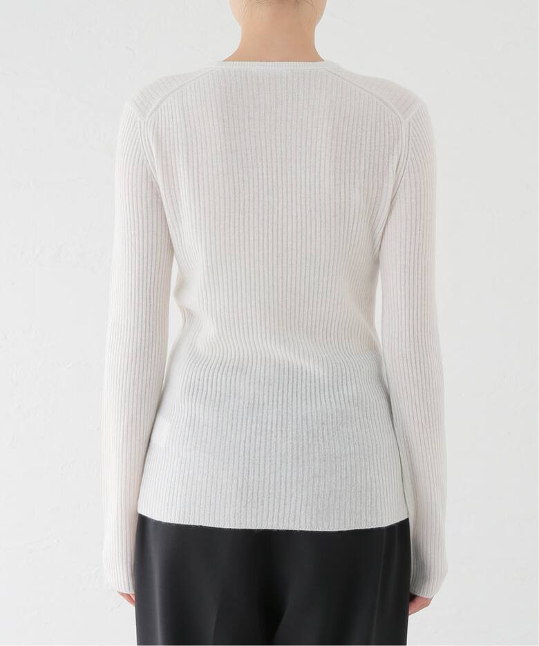 Cashmere Sheer リブ プルオーバー（ニット／セーター）｜Deuxieme  