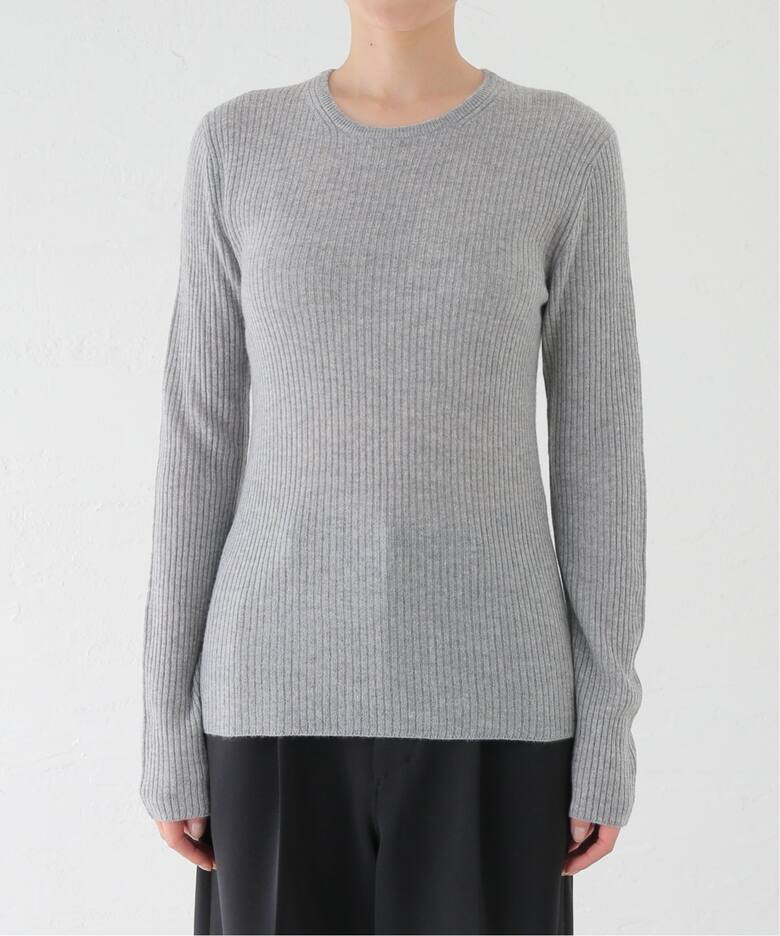 Cashmere Sheer リブ プルオーバー（ニット／セーター）｜Deuxieme  