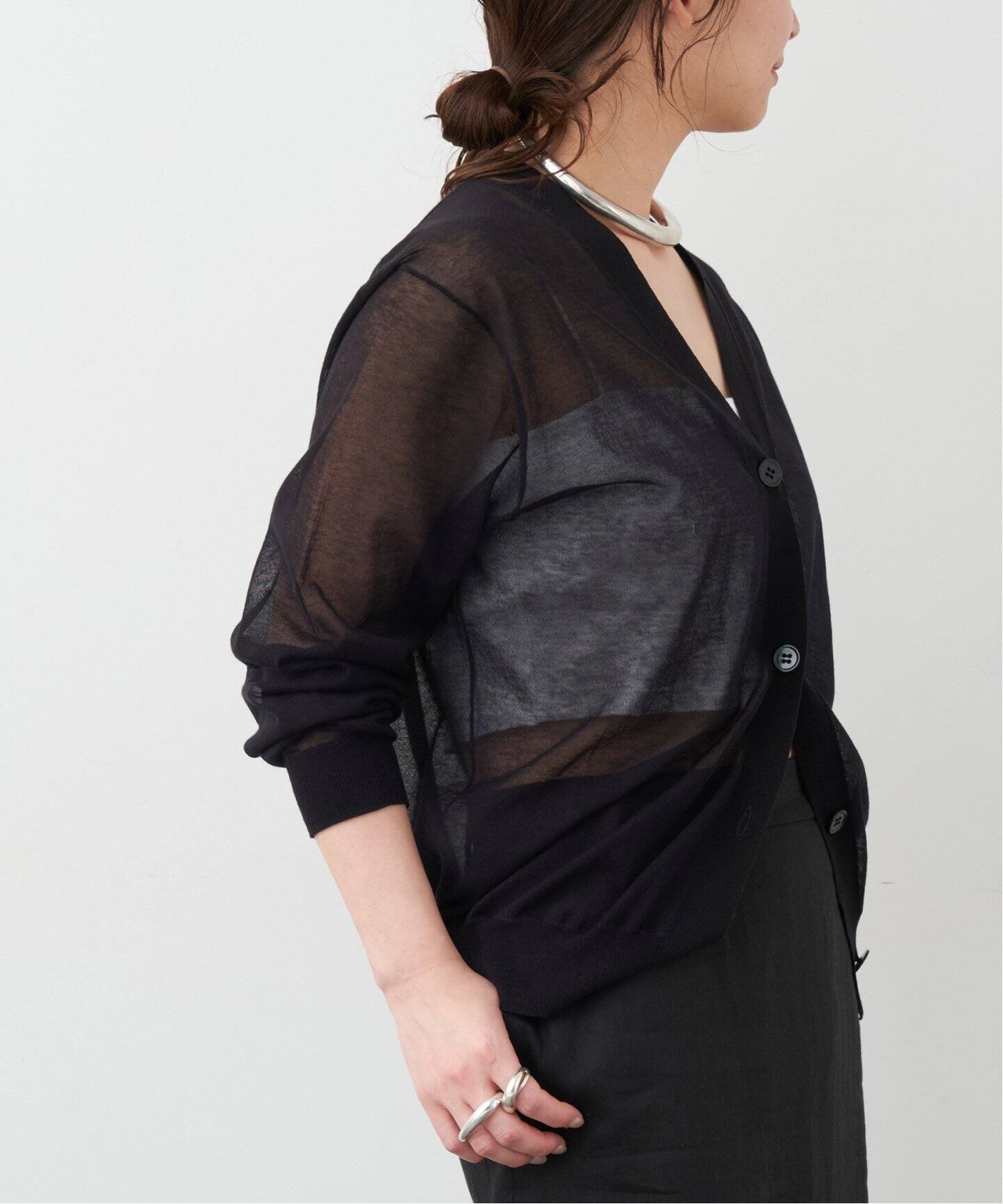 VOILE Vネック カーディガン（カーディガン）｜Deuxieme Classe  