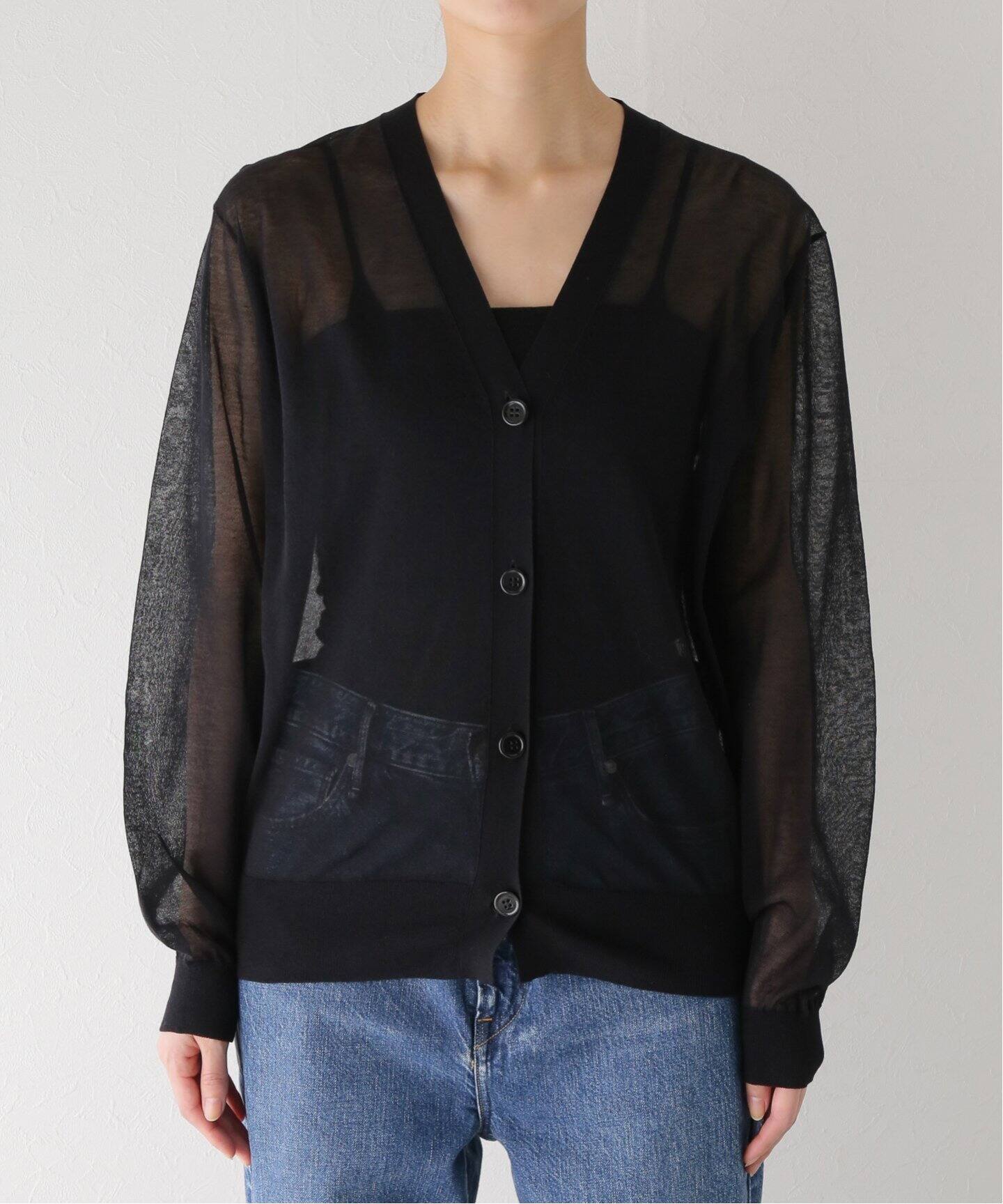 VOILE Vネック カーディガン（カーディガン）｜Deuxieme Classe  