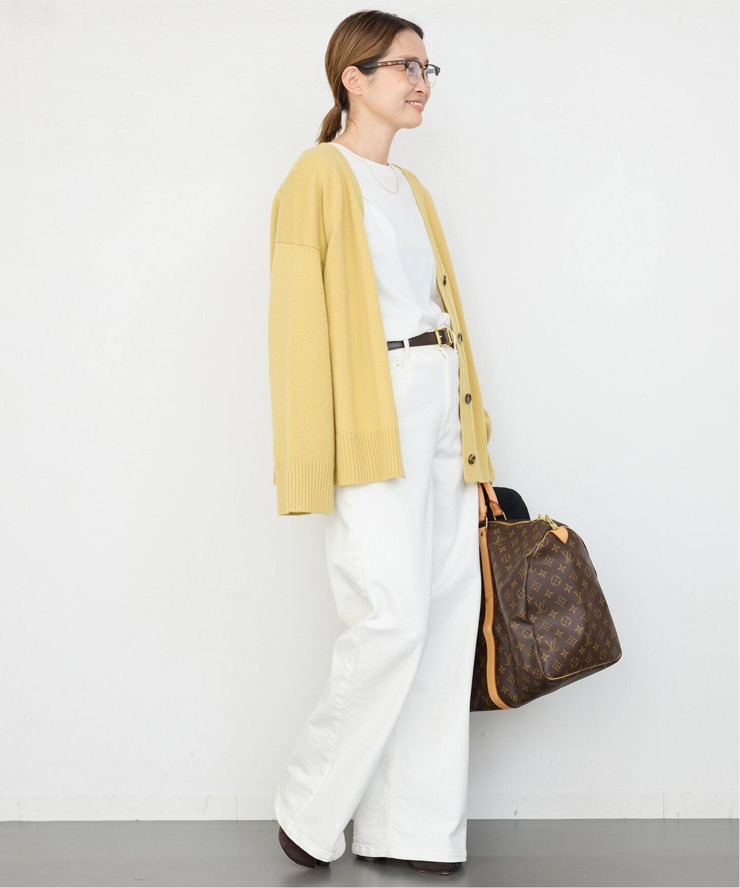 【新品】Deuxieme Classe Sofia Vネック カーディガン 2025SS✨ドゥーズィエムクラス Sofia Vネック カーディガン ホワイト