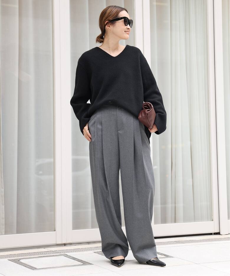 Lia Vネック Sweater（ニット／セーター）｜Deuxieme Classe  