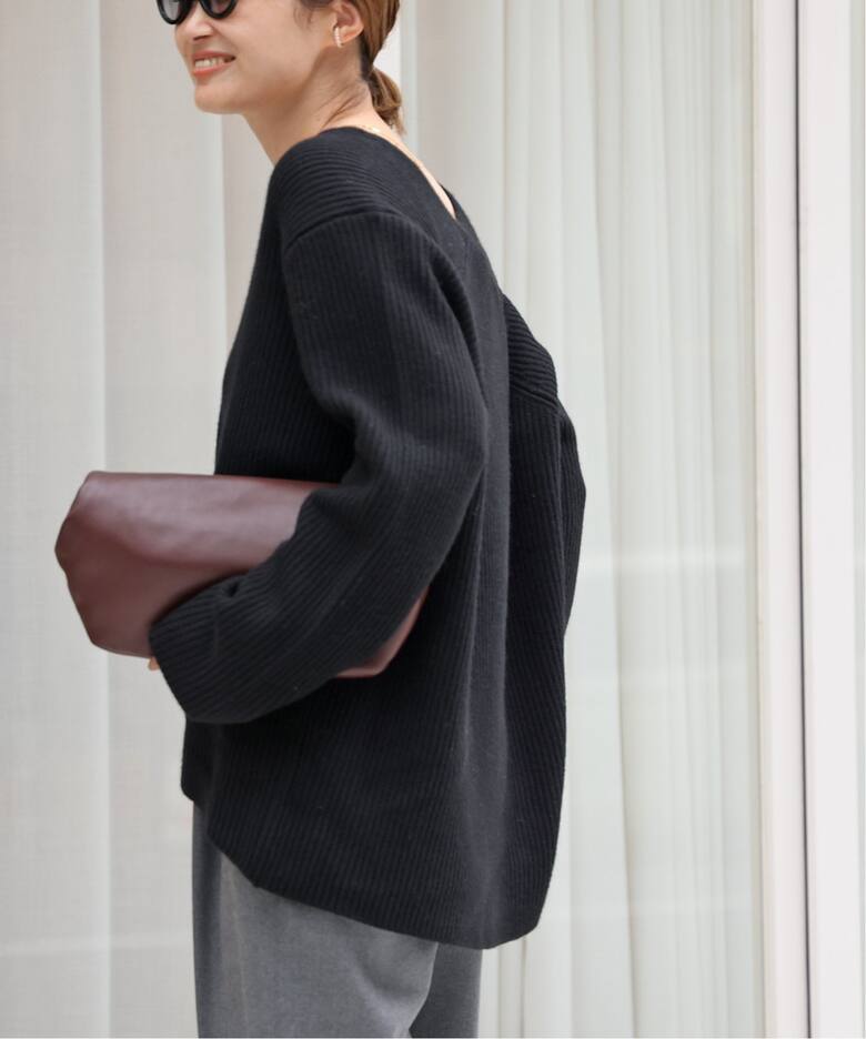 Lia Vネック Sweater（ニット／セーター）｜Deuxieme Classe  