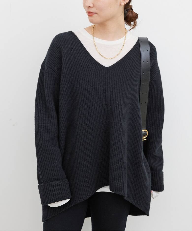 Lia Vネック Sweater（ニット／セーター）｜Deuxieme Classe  