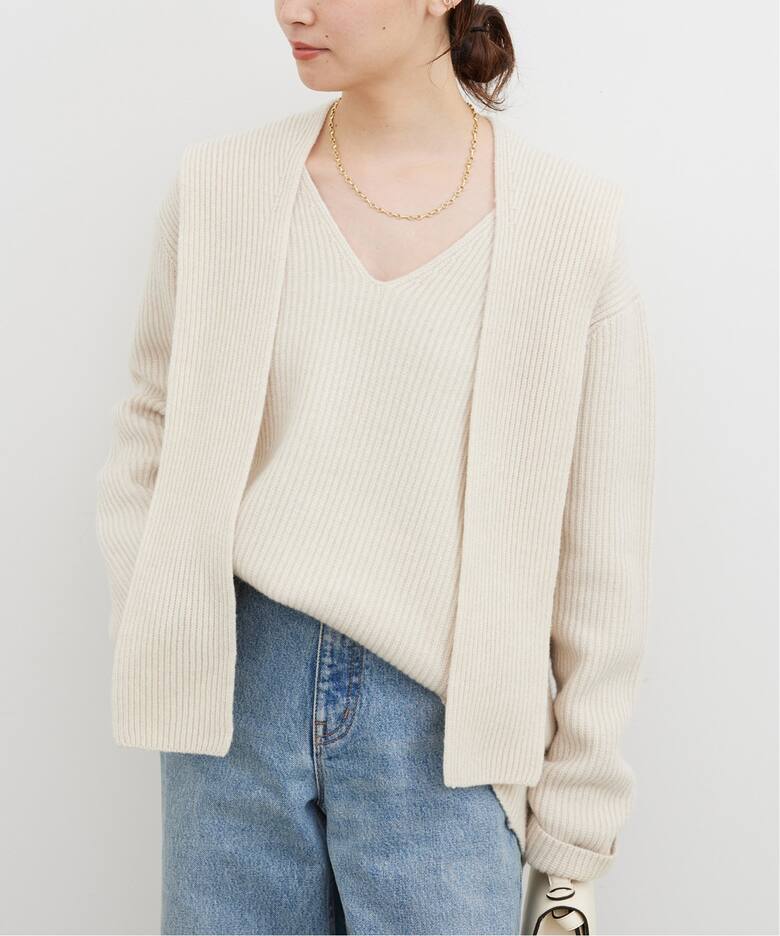 Lia Vネック Sweater（ニット／セーター）｜Deuxieme Classe 