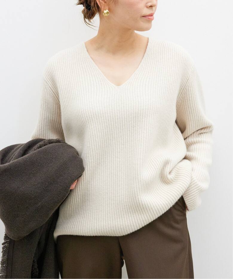 Lia Vネック Sweater（ニット／セーター）｜Deuxieme Classe 