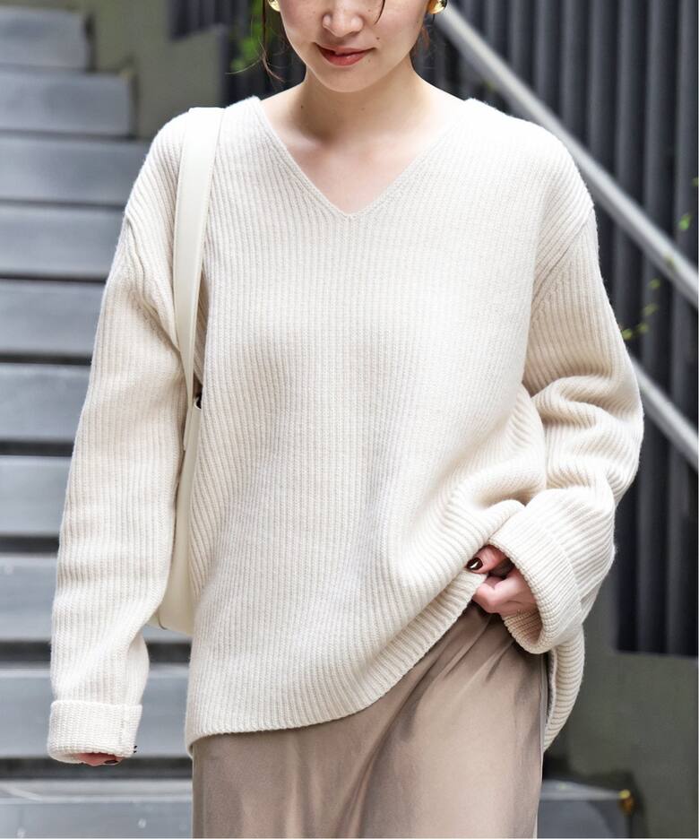Lia Vネック Sweater（ニット／セーター）｜Deuxieme Classe 