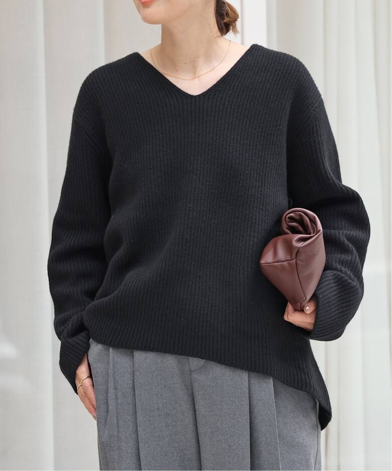 Lia Vネック Sweater（ニット／セーター）｜Deuxieme Classe 