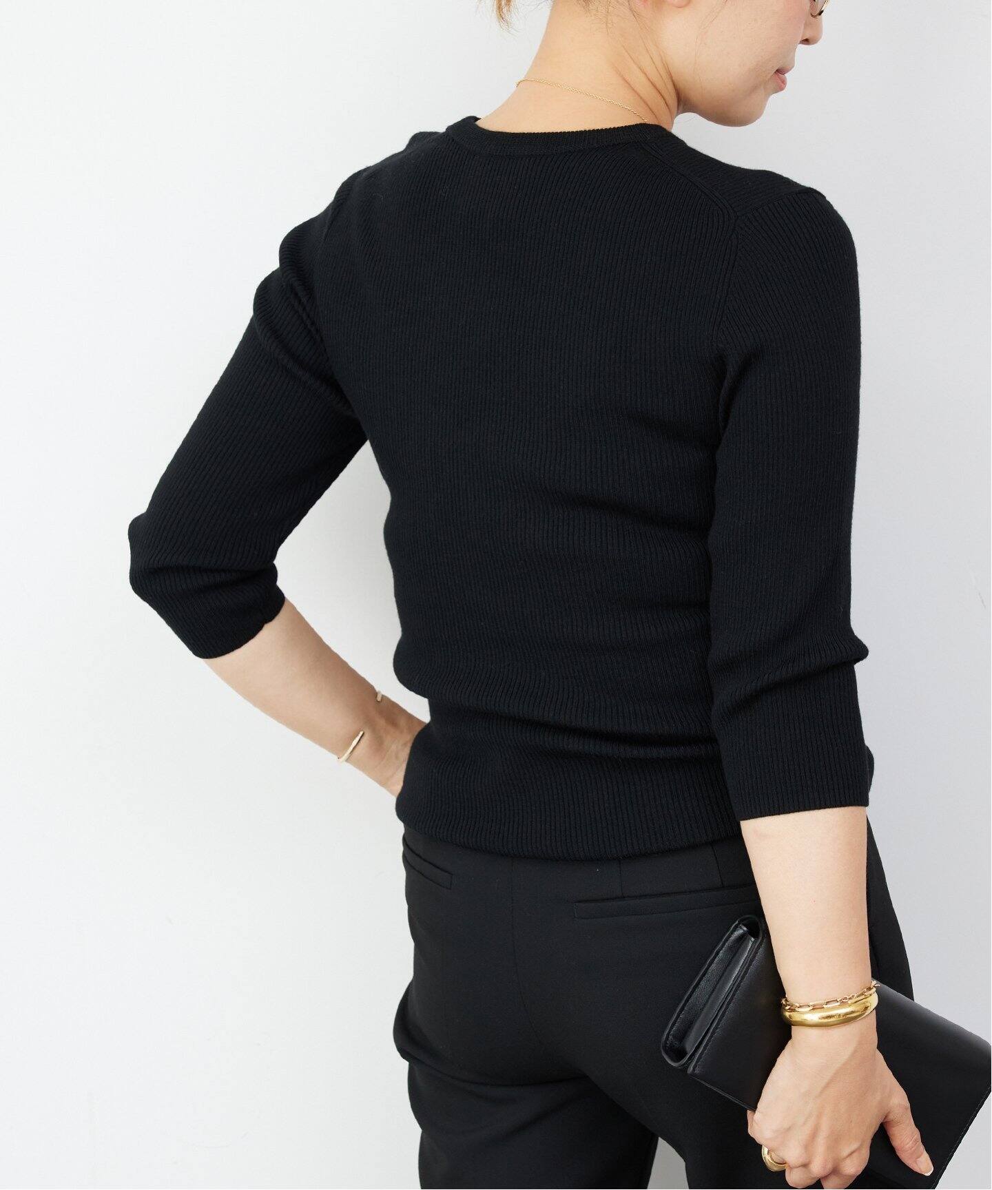 Rib クルーネック プルオーバー（ニット／セーター）｜Deuxieme Classe  