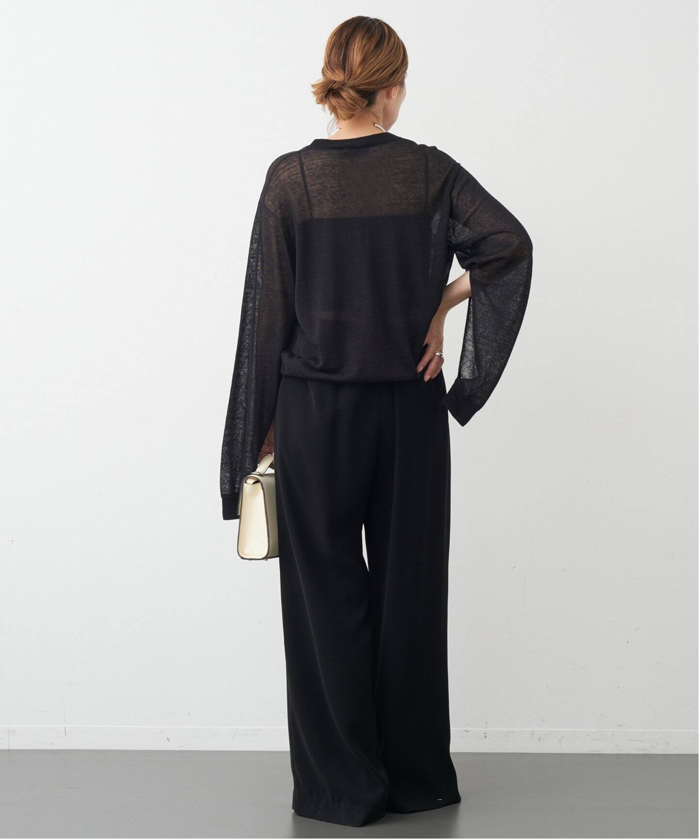 Sheer Slit Sleeve プルオーバー（ニット／セーター）｜Deuxieme 