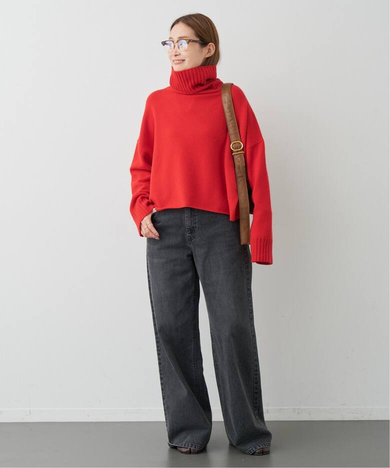 Neo Cropped タートルネック プルオーバー（ニット／セーター  