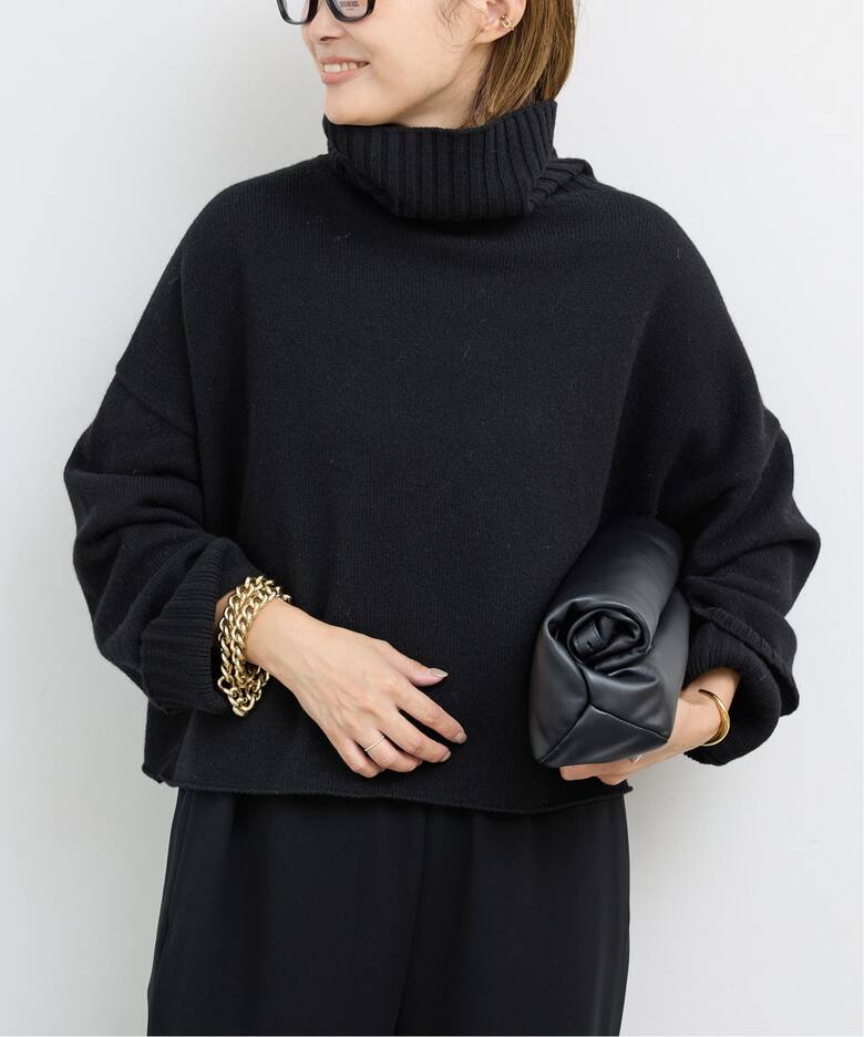 Neo Cropped タートルネック プルオーバー（ニット／セーター  