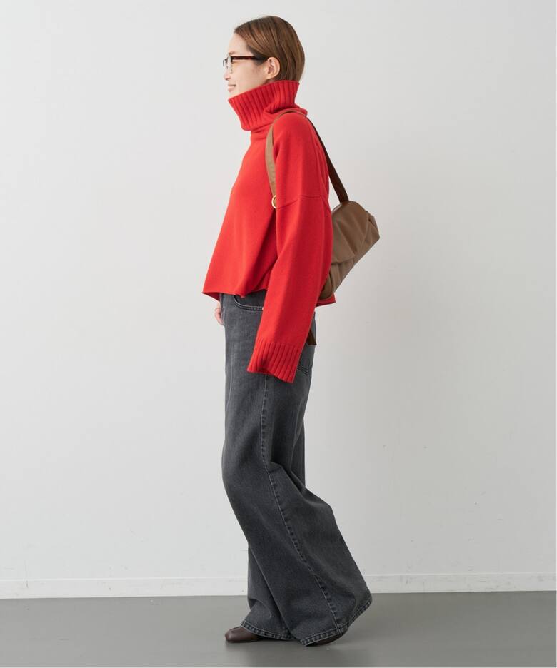 Neo Cropped タートルネック プルオーバー（ニット／セーター  