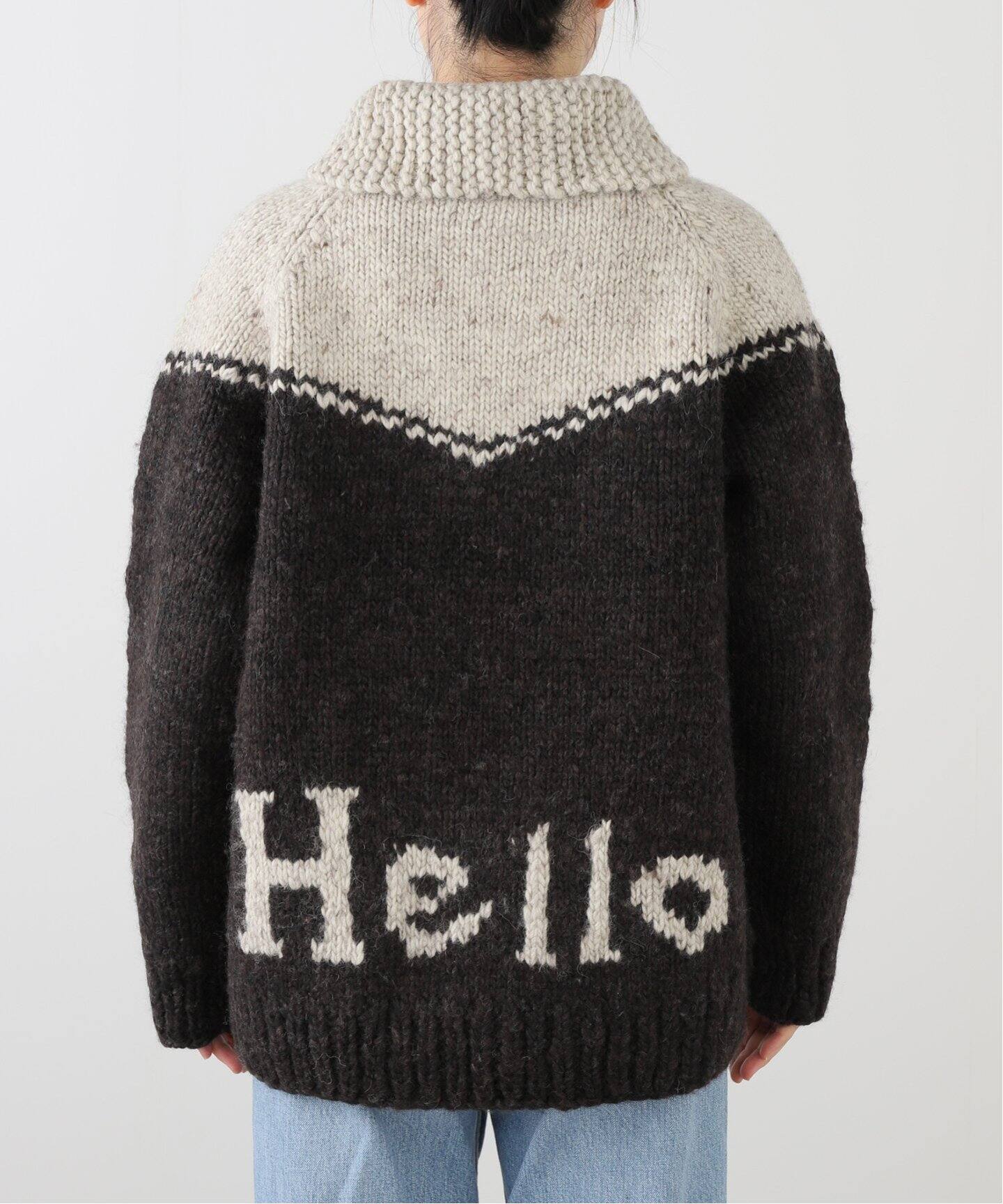 MADISONBLUE / マディソンブルー】 HAND KNITTED HELLO COWICHAN 