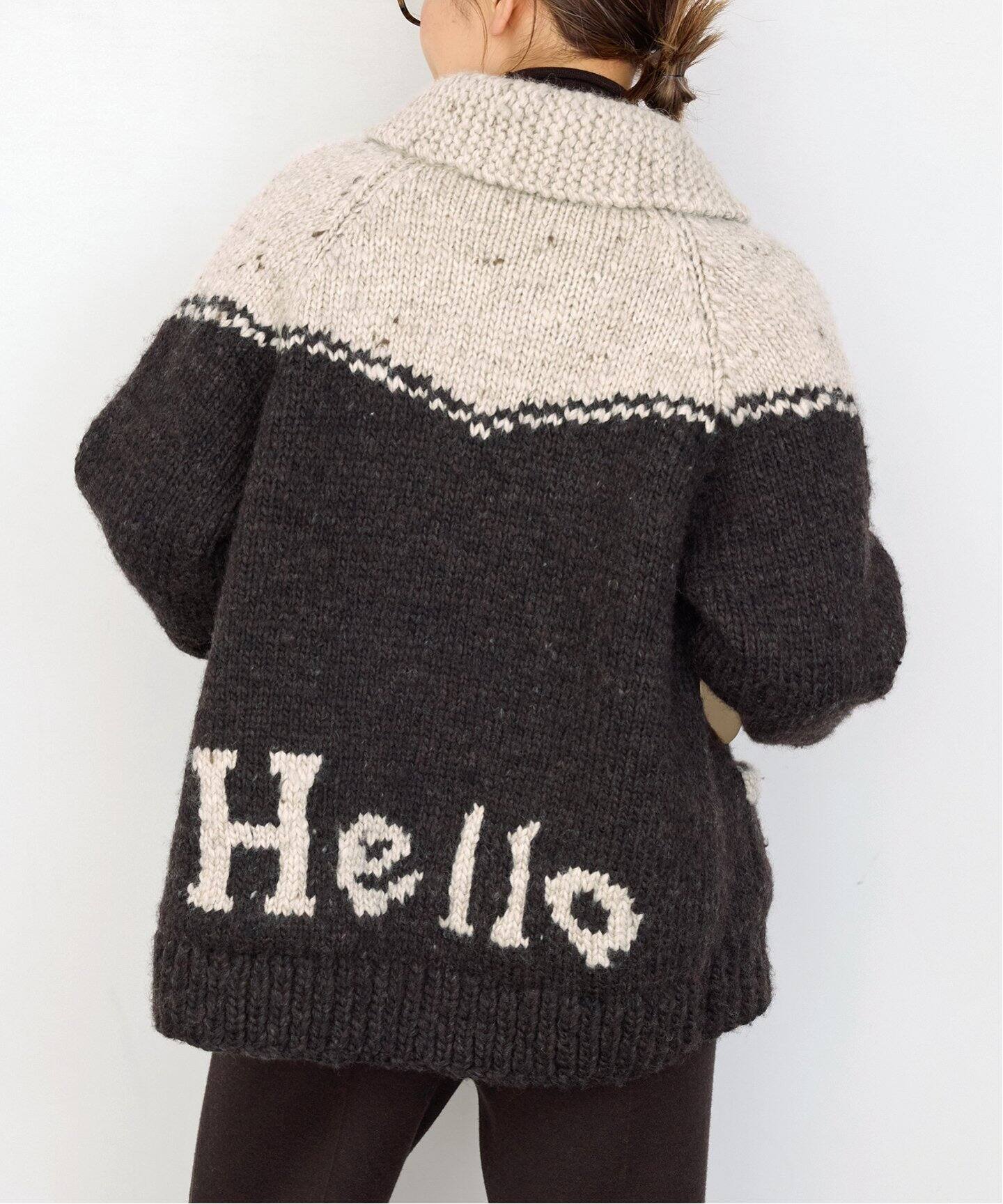 MADISONBLUE / マディソンブルー】 HAND KNITTED HELLO COWICHAN  