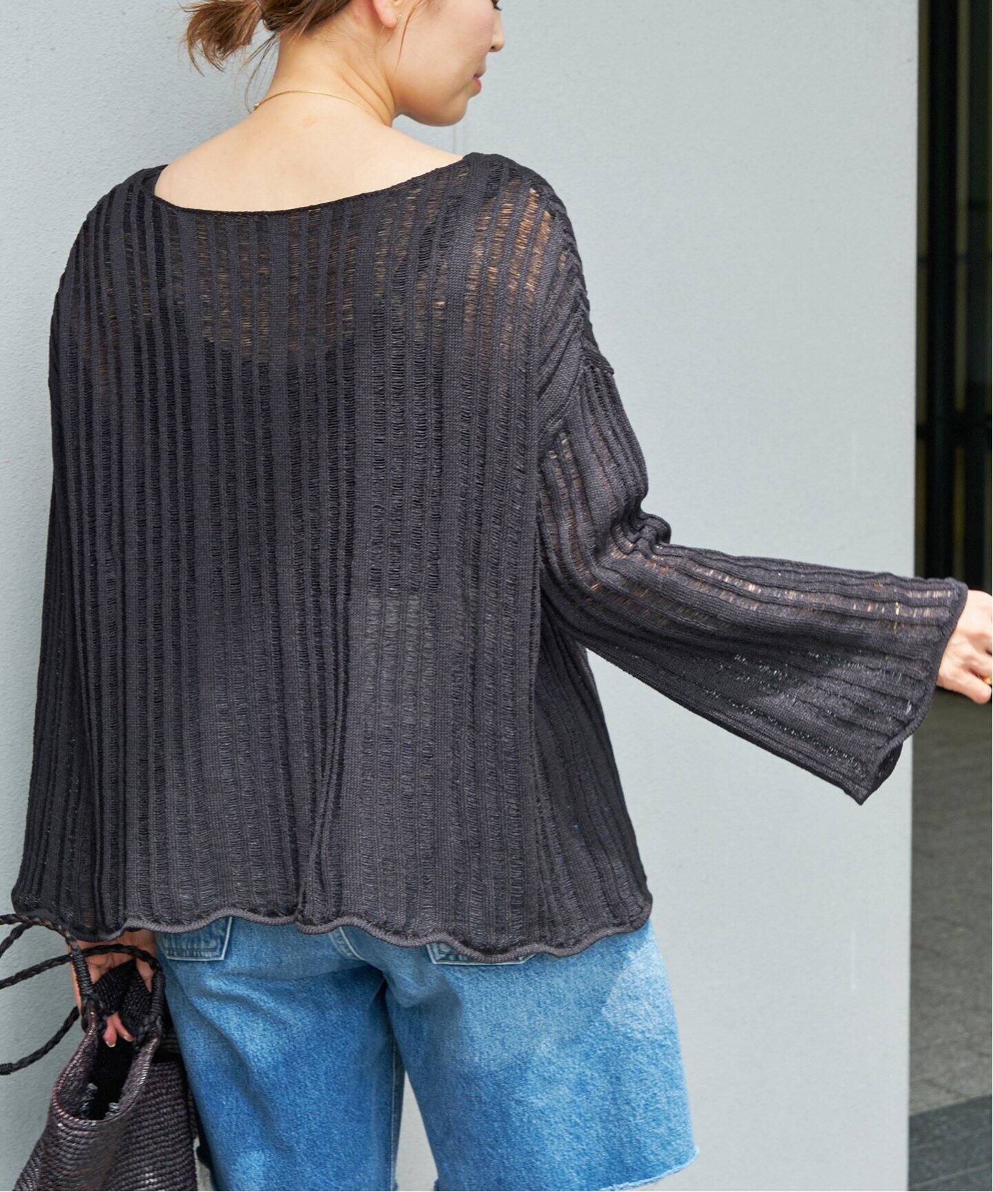 MARILYN MOON/マリリンムーン】 別注 FLARESLEEVE KNIT（ニット 