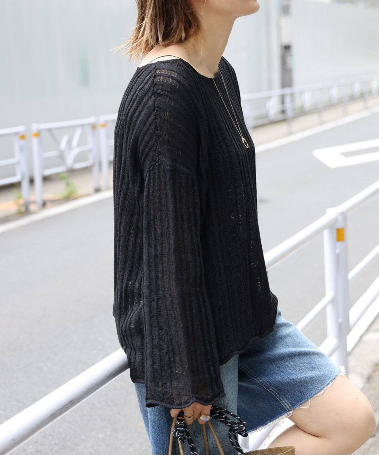 MARILYN MOON/マリリンムーン】 別注 FLARESLEEVE KNIT（ニット 