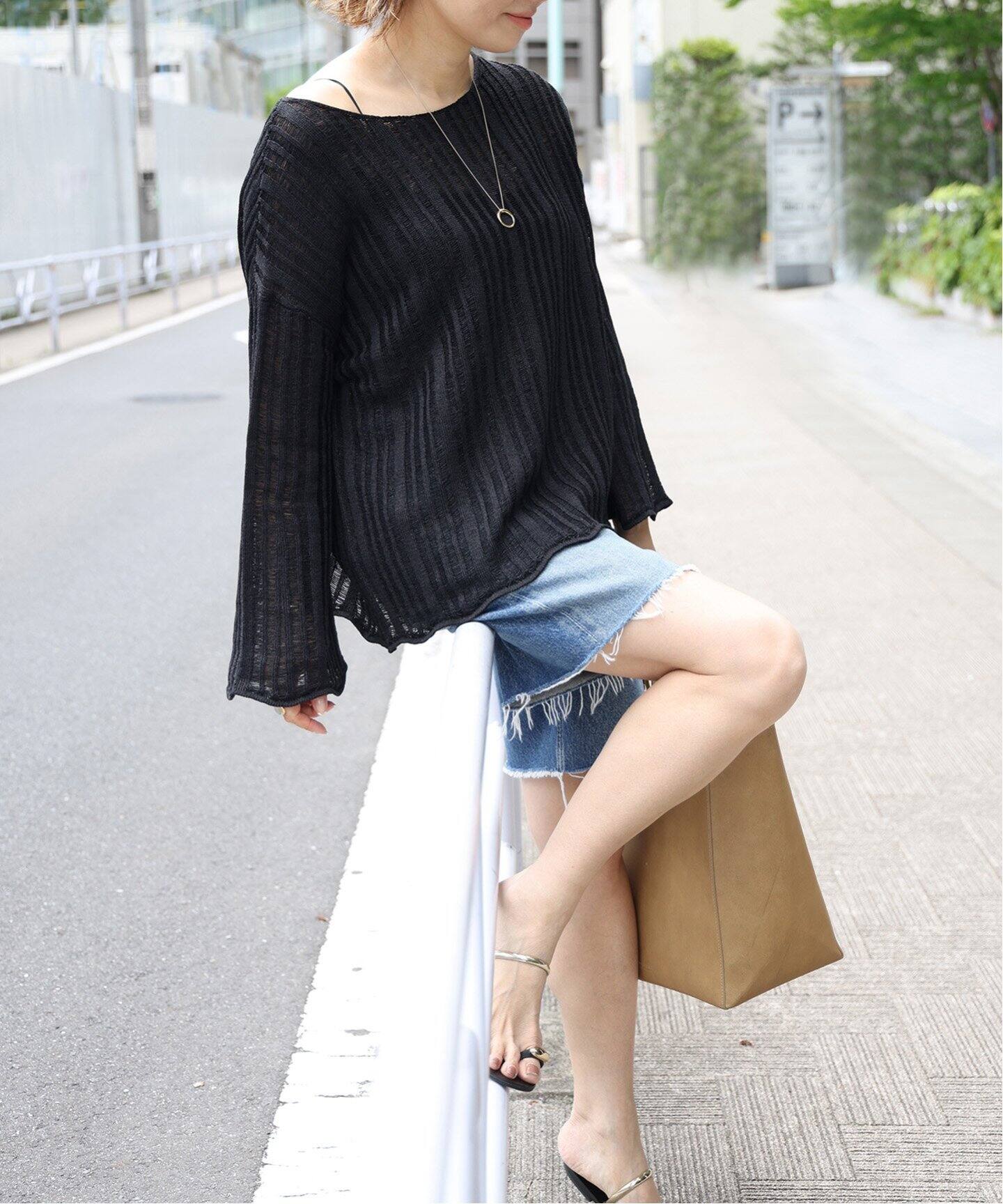 MARILYN MOON/マリリンムーン】 別注 FLARESLEEVE KNIT（ニット 