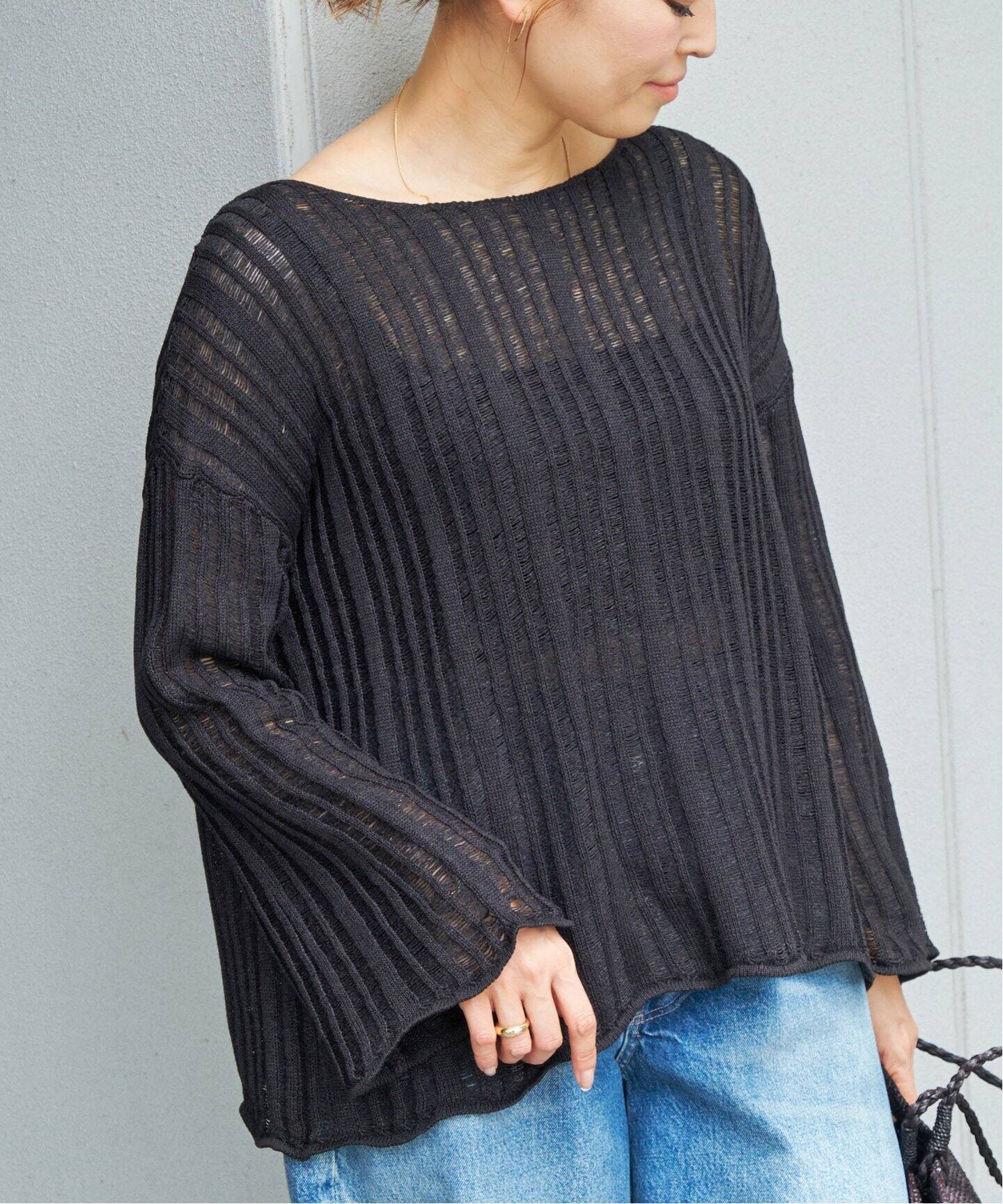 MARILYN MOON/マリリンムーン】 別注 FLARESLEEVE KNIT（ニット 