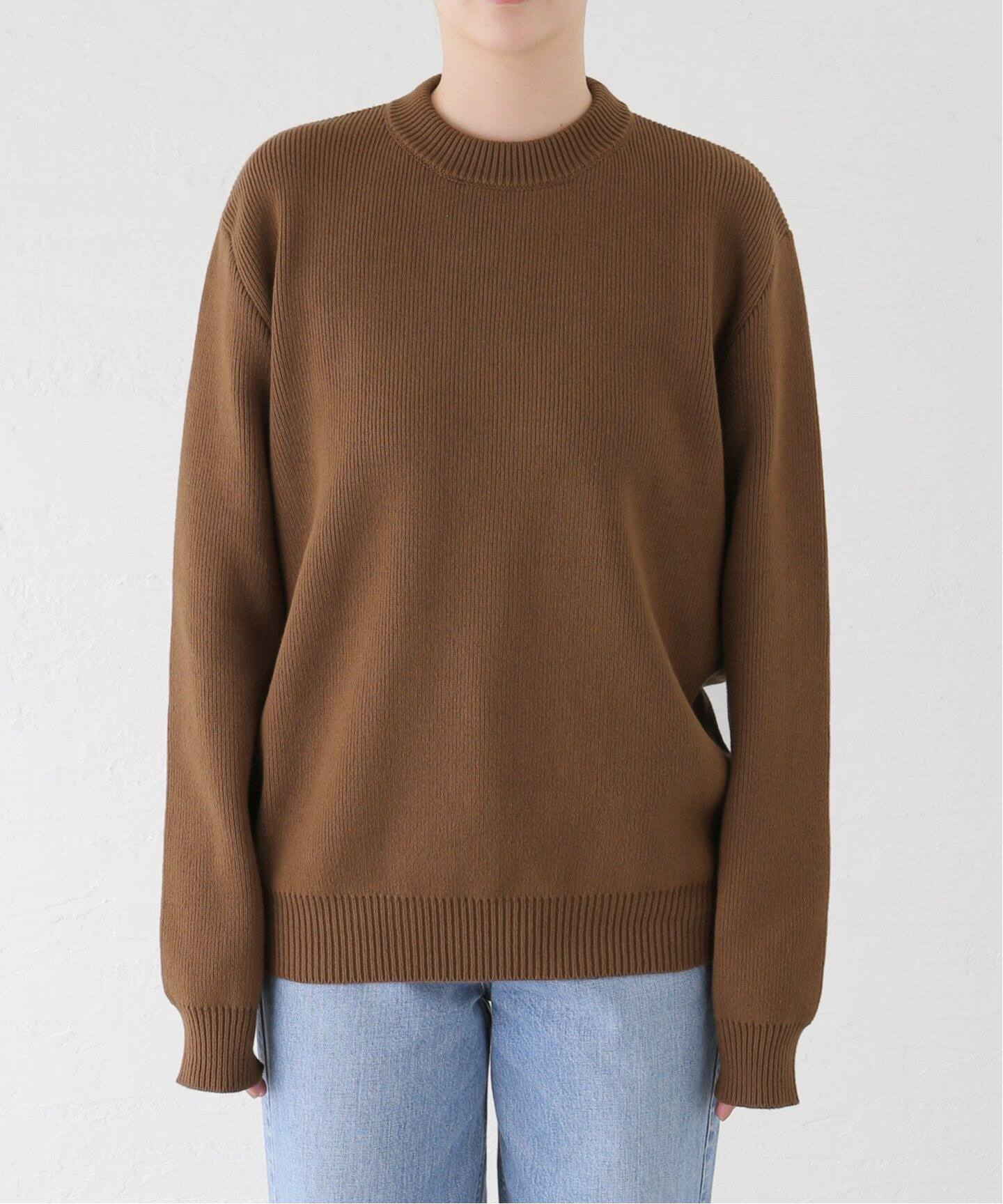 GOLDEN GOOSE / ゴールデングース】CREW NECK LOGO EMBROIDERY（ニット  