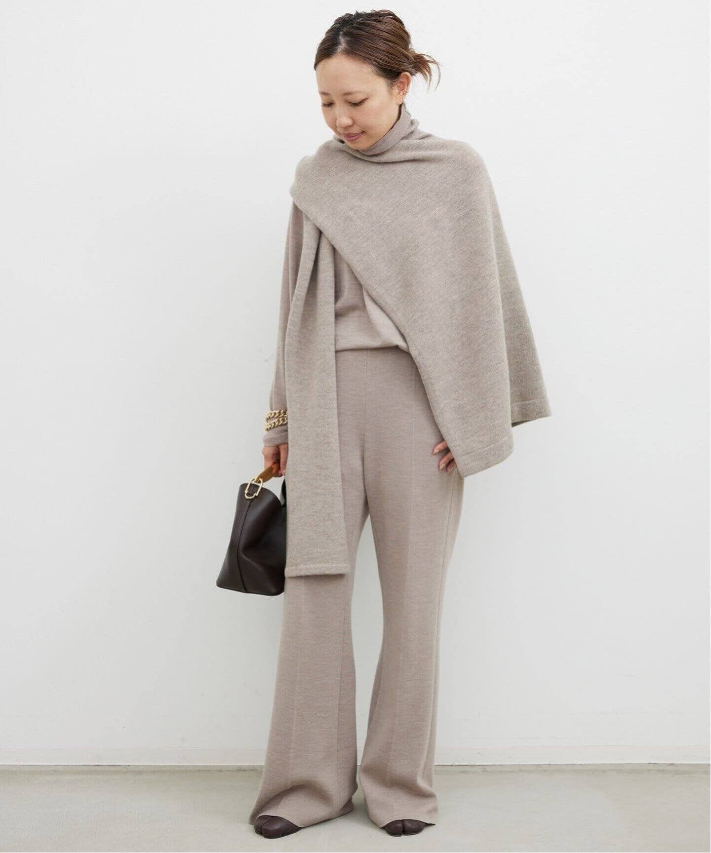 LAUREN MANOOGIAN/ローレン マヌージアン】SLEEVES WRAP（ニット 