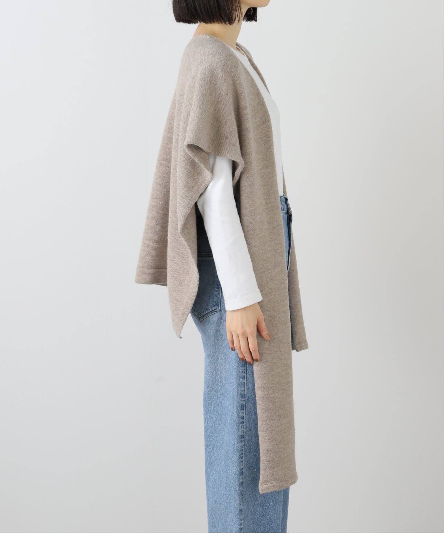 LAUREN MANOOGIAN/ローレン マヌージアン】SLEEVES WRAP（ニット 