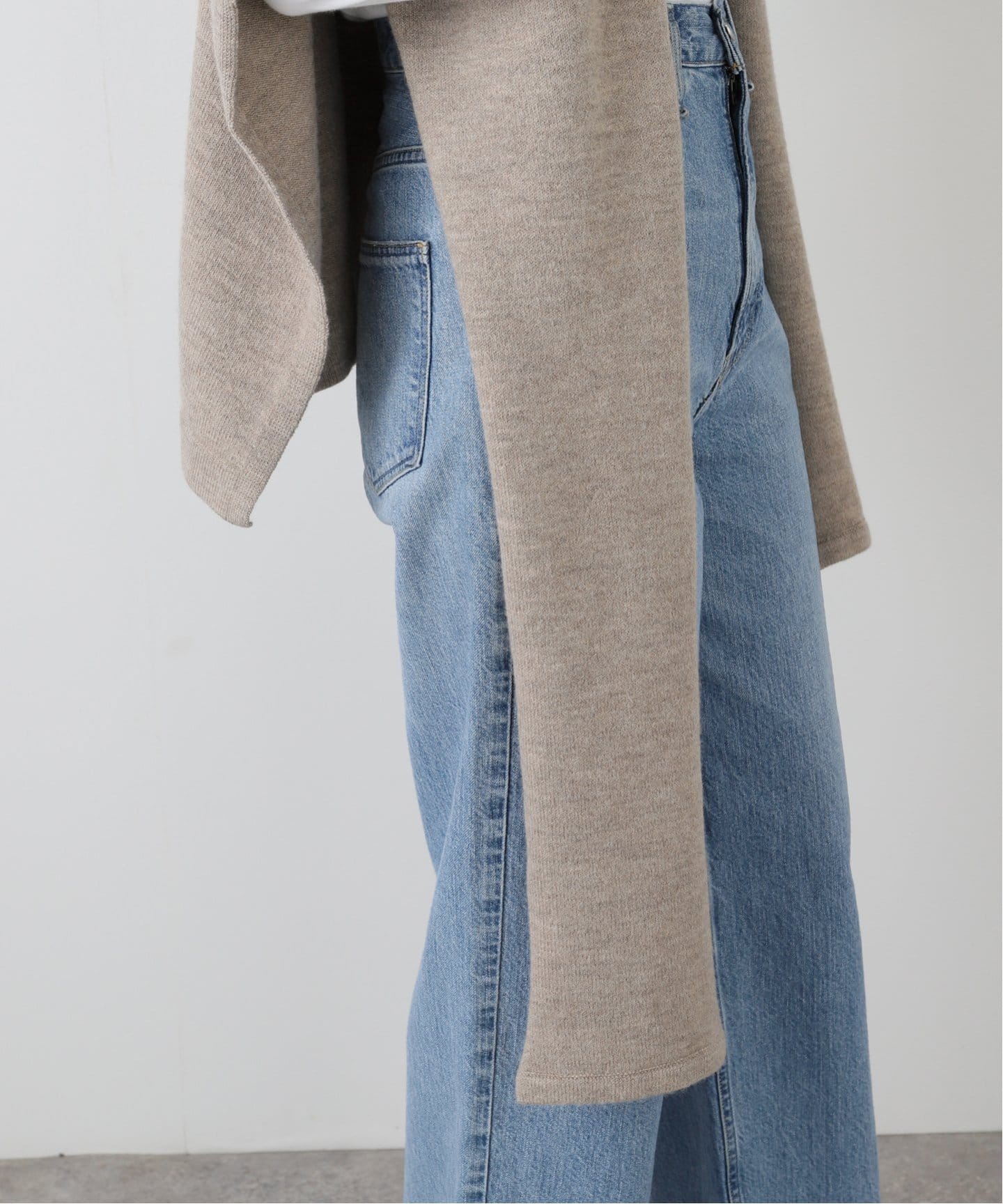 Deuxieme classe ローレン・マヌージアン　ニットパンツ LAUREN MANOOGIAN/ローレン マヌージアン】SLEEVES WRAP（ニット