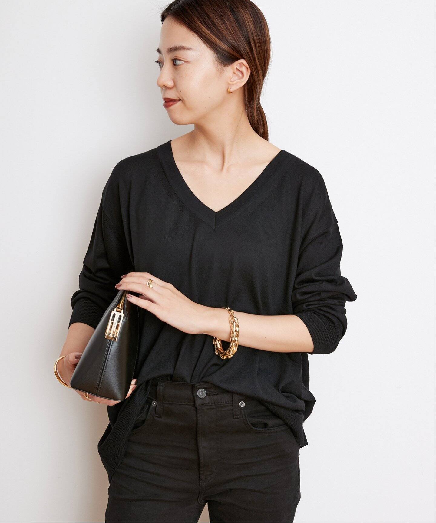 MILLENNIUM Vネックプルオーバー（ニット／セーター）｜MUSE de  