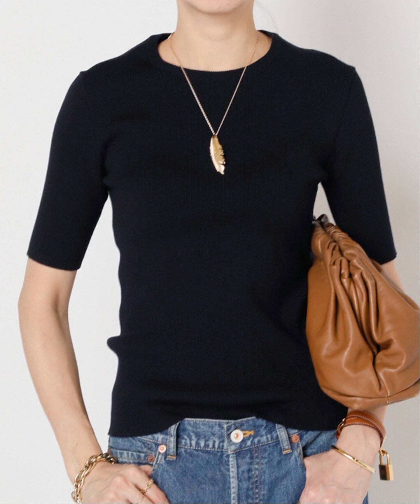 DINER RIB クルーネック プルオーバー（ニット／セーター）｜MUSE de  