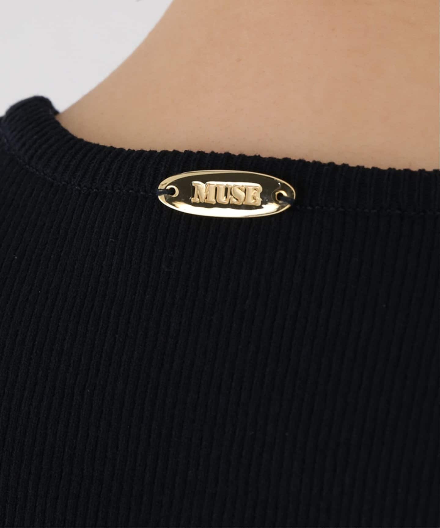 美品 ミューズ ドゥ ドゥーズィエム クラス リブ プルオーバー タンクトップ MUSE de Deuxieme Classe (ミューズドゥドゥーズィエムクラス) タンク