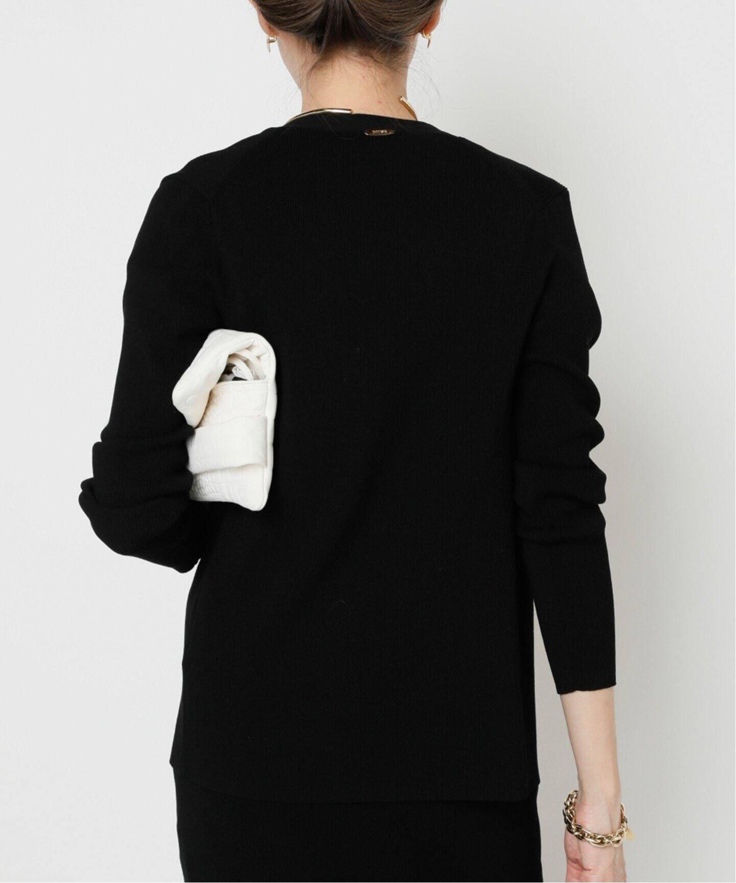 DINER RIB Vネック カーディガン（カーディガン）｜MUSE de Deuxieme  